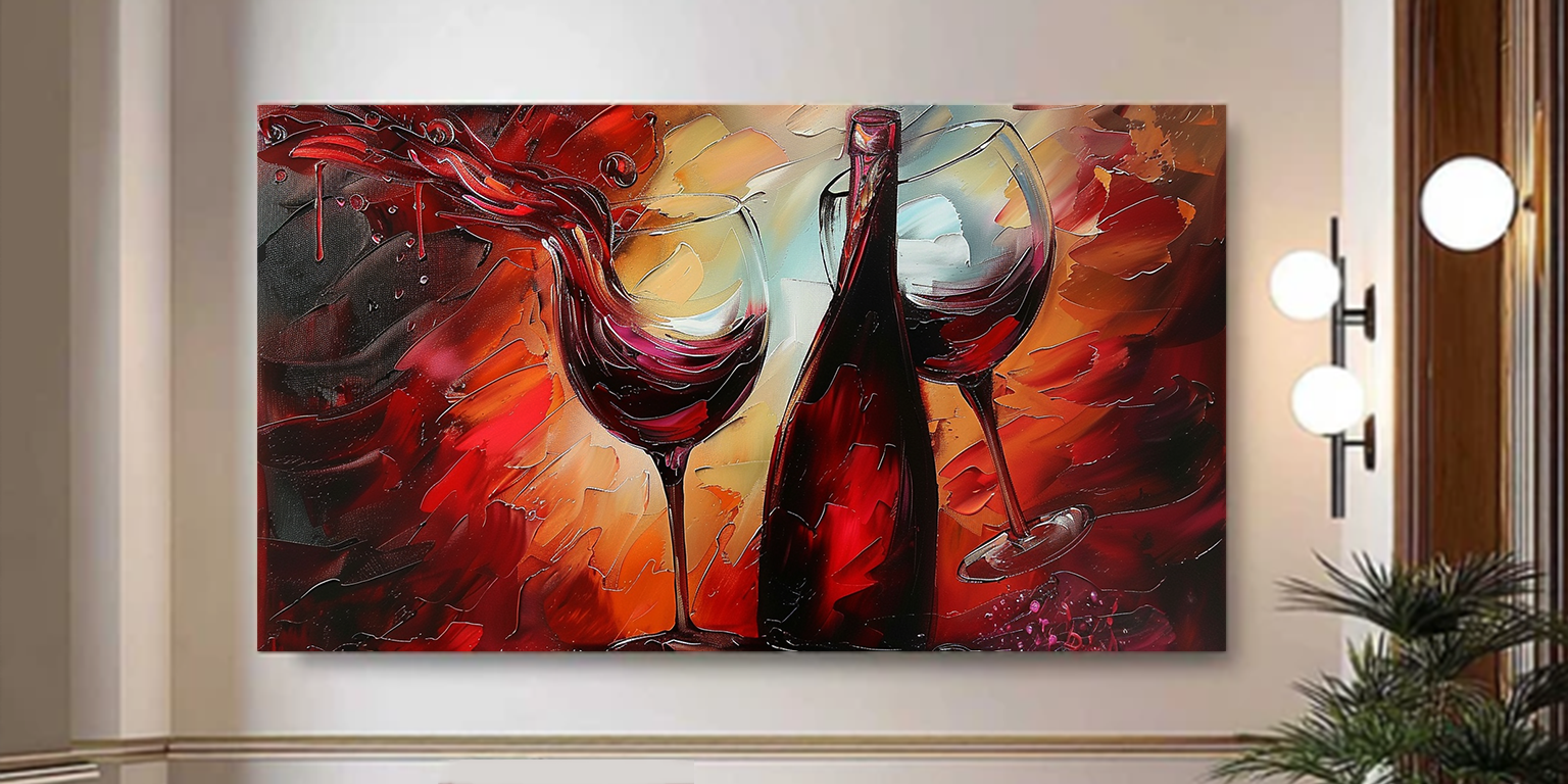 The Collectors’ Choice: Red Abstracts That Command The Room