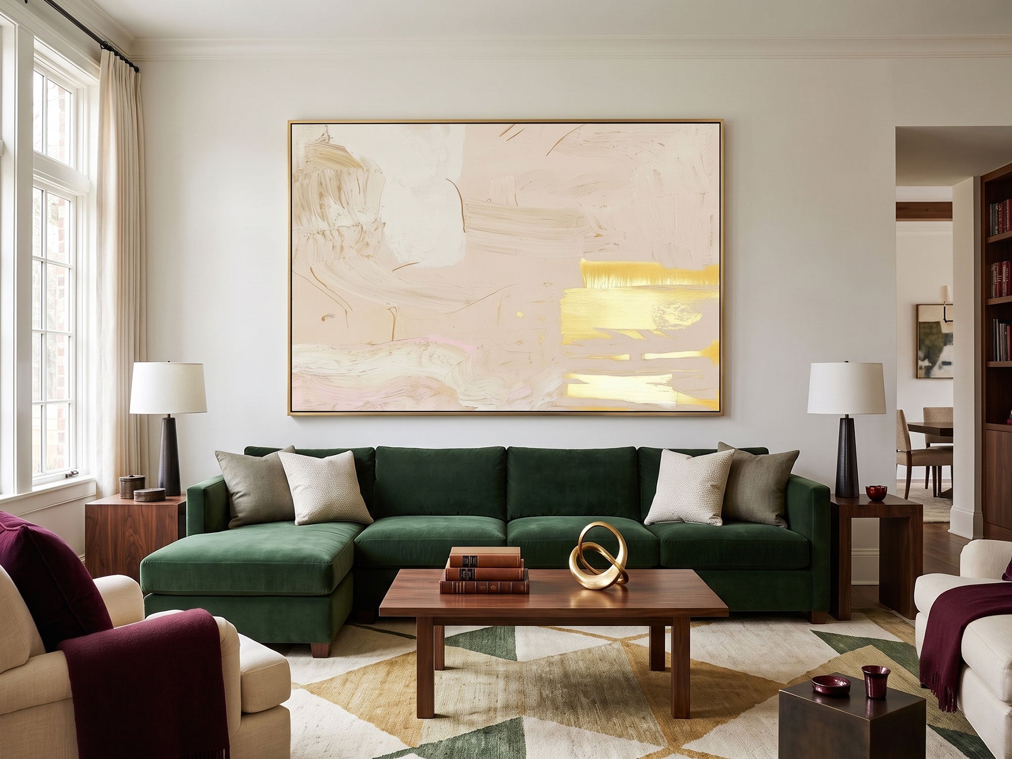 What Kind of Wall Art Makes a Living Room Look Expensive?