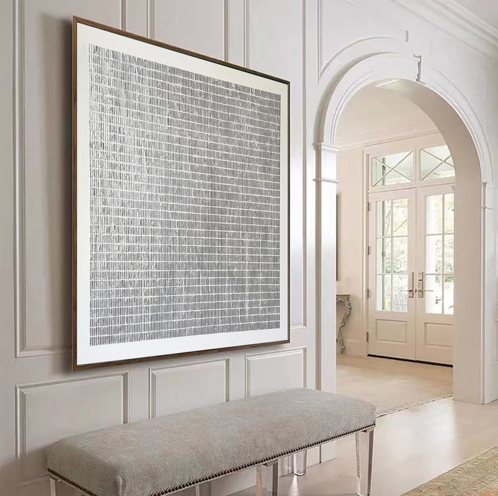 Black and white art painting Black and white canvas art Black and white