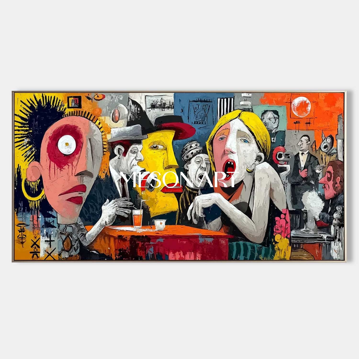 Buy Pop Art Canvas for Living Room – Fun and Bold Art for Every Wall