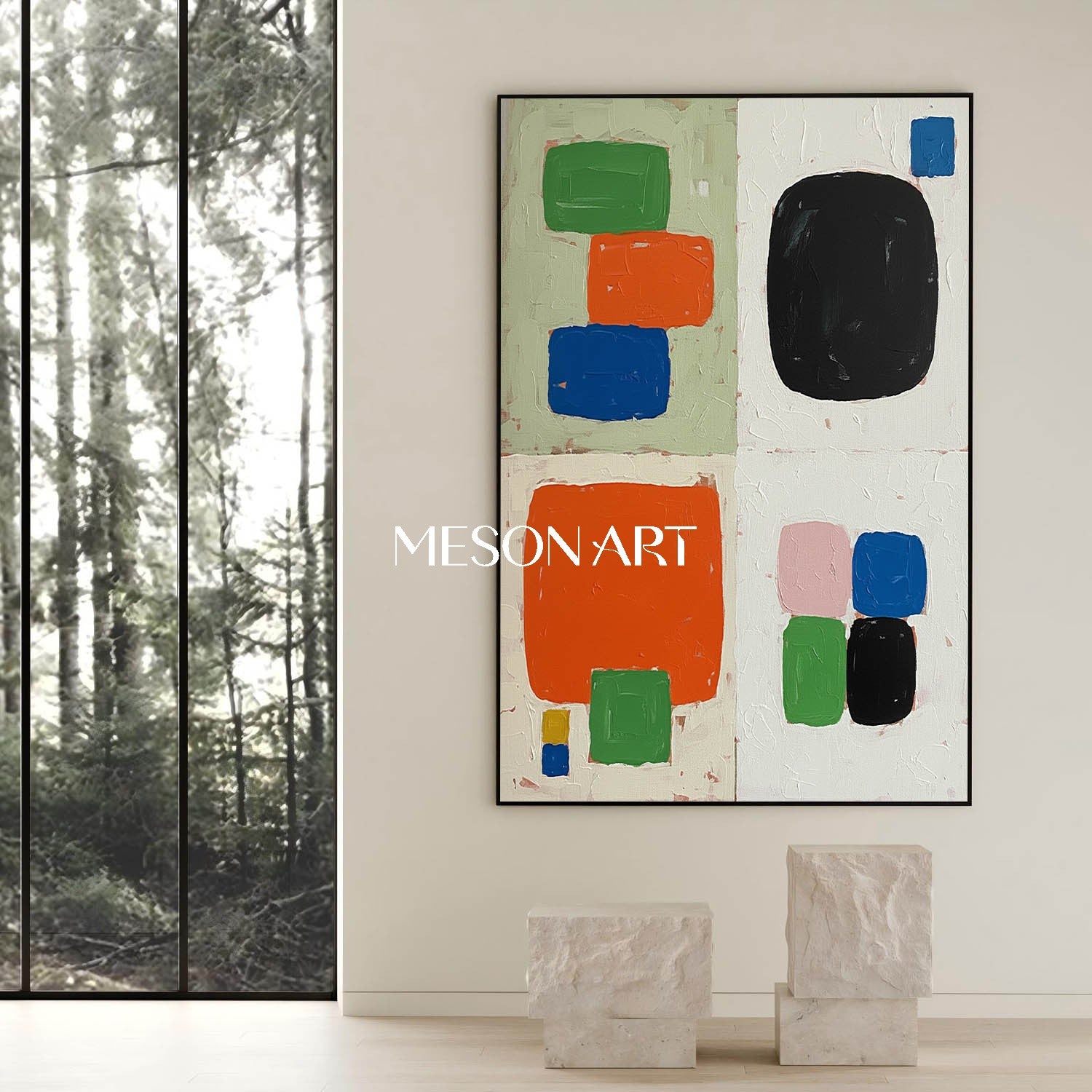 Zeitgenössische Minimalistische Kunst #MA191