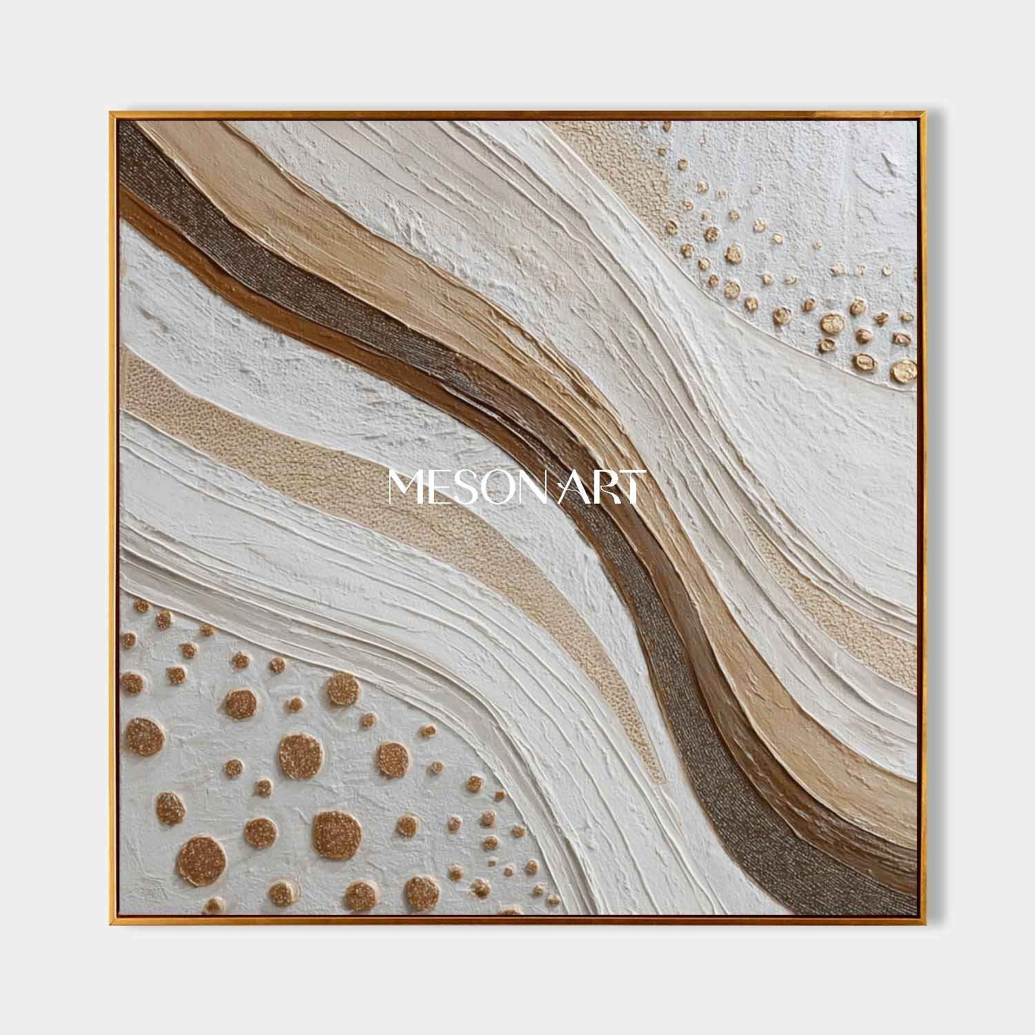 Purchase Bohemian Wall Art – Large Textured Abstract Canvas for Living Room