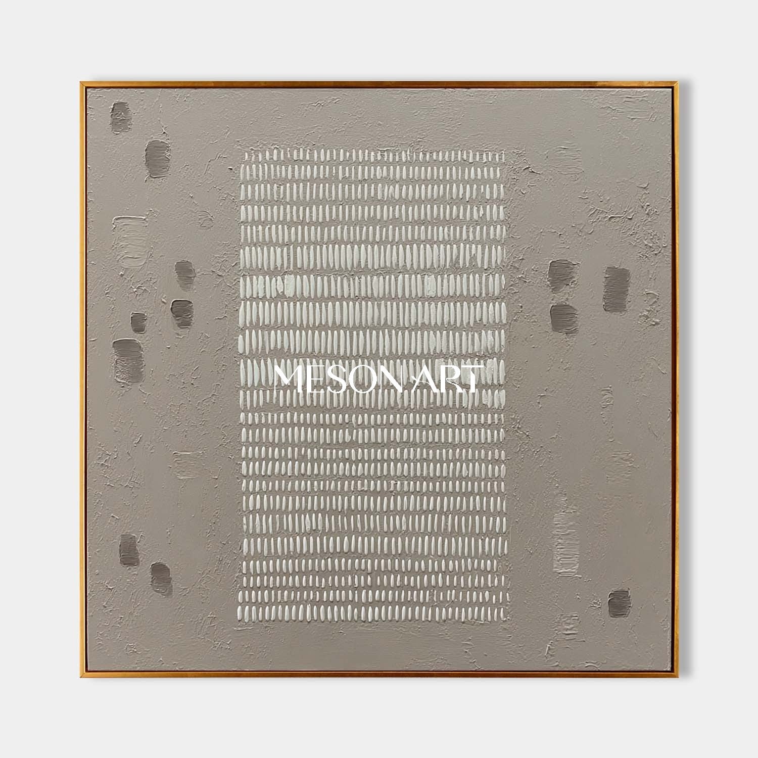 Large Wabi-Sabi 3D Textured Wall Art Neutral Tones Painting Entryway