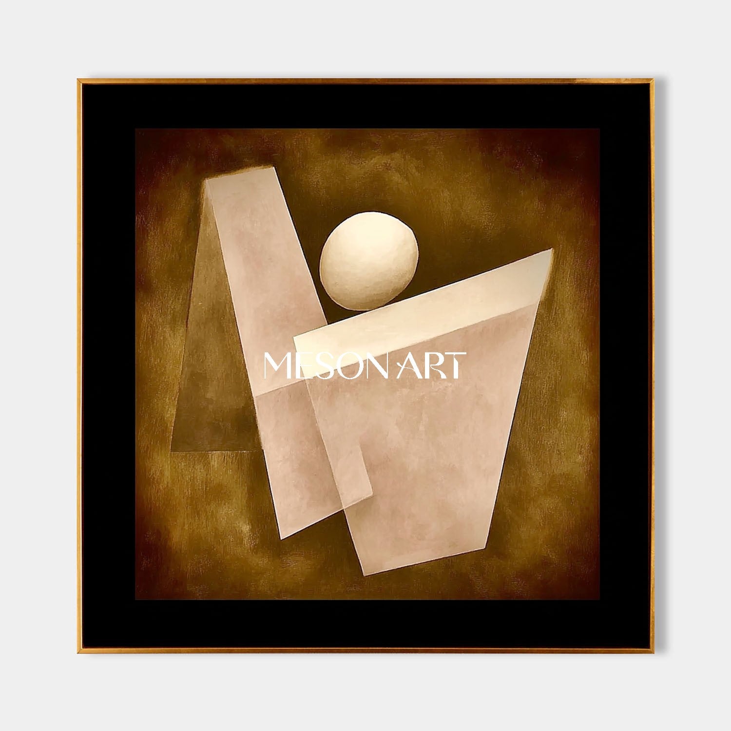 Modern Earth Tone Textured Original Minimalist Art Large Wall Art Decor