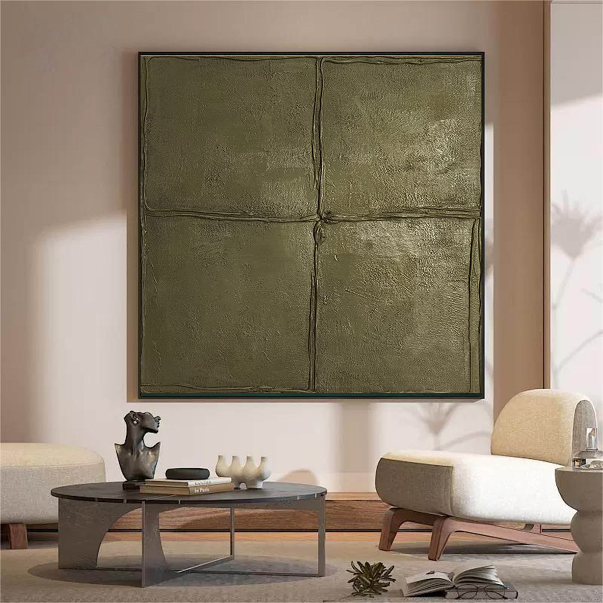 Brown Abstract Texture Art Brown Canvas Art For Sale Wabi Sabi Wall Art Brown Minimalist Painting