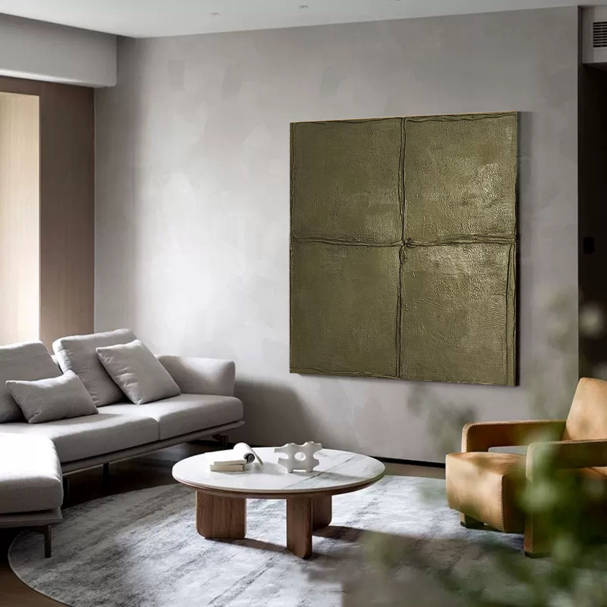 Brown Abstract Texture Art Brown Canvas Art For Sale Wabi Sabi Wall Art Brown Minimalist Painting