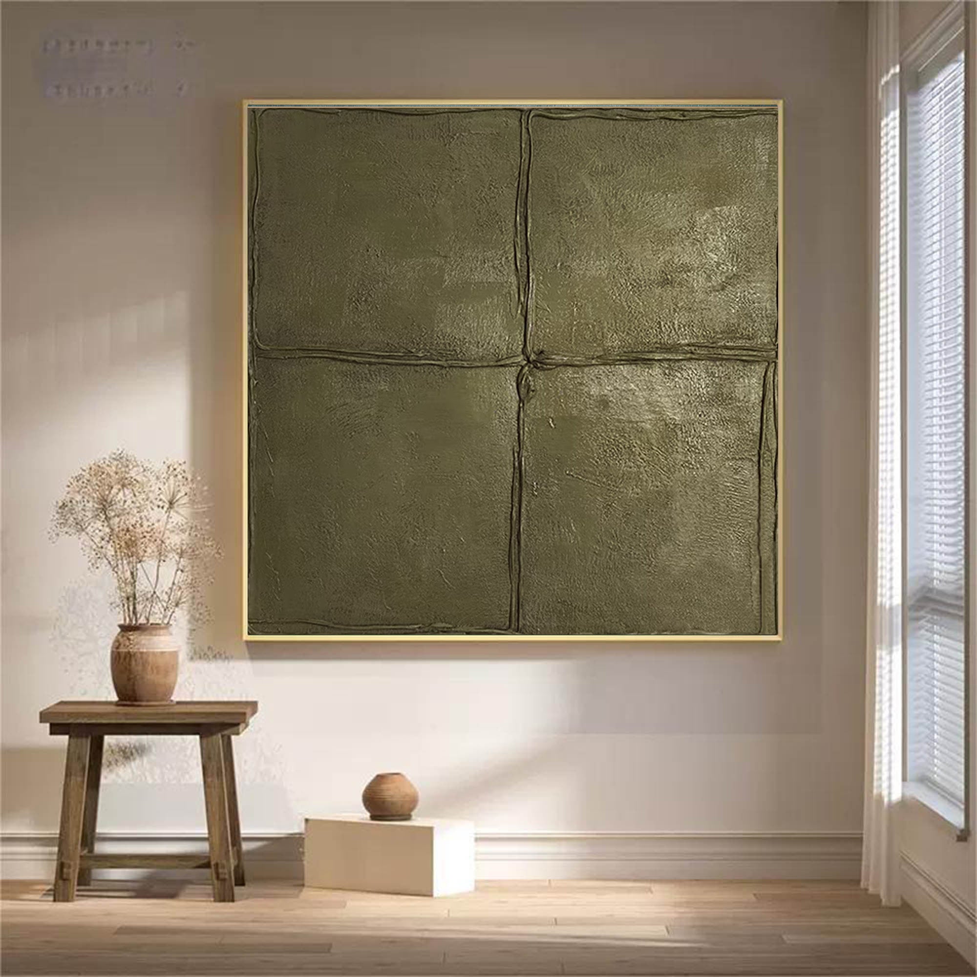 Brown Abstract Texture Art Brown Canvas Art For Sale Wabi Sabi Wall Art Brown Minimalist Painting