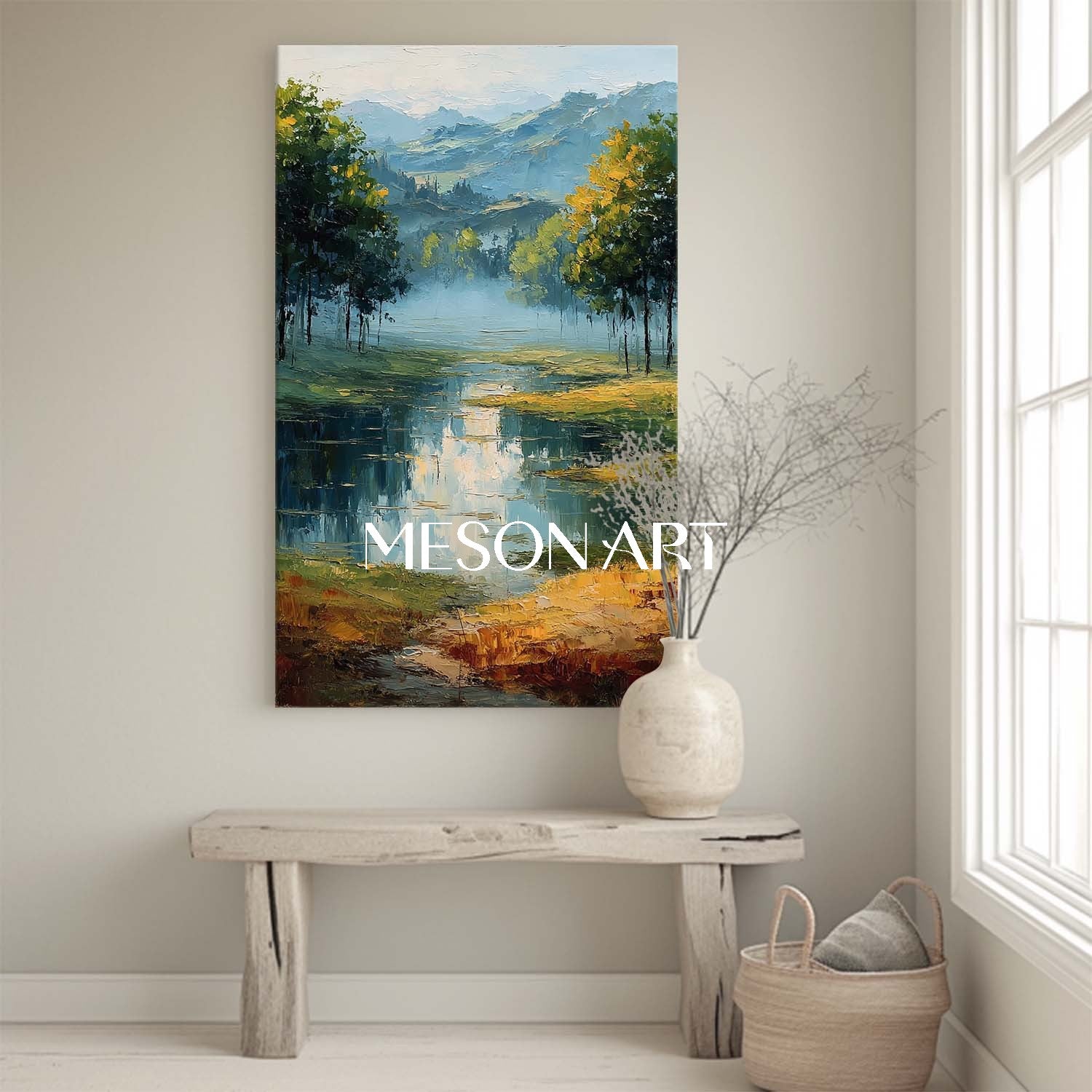 Buy Large Fall Landscape Canvas – Ideal for Contemporary Home Decor