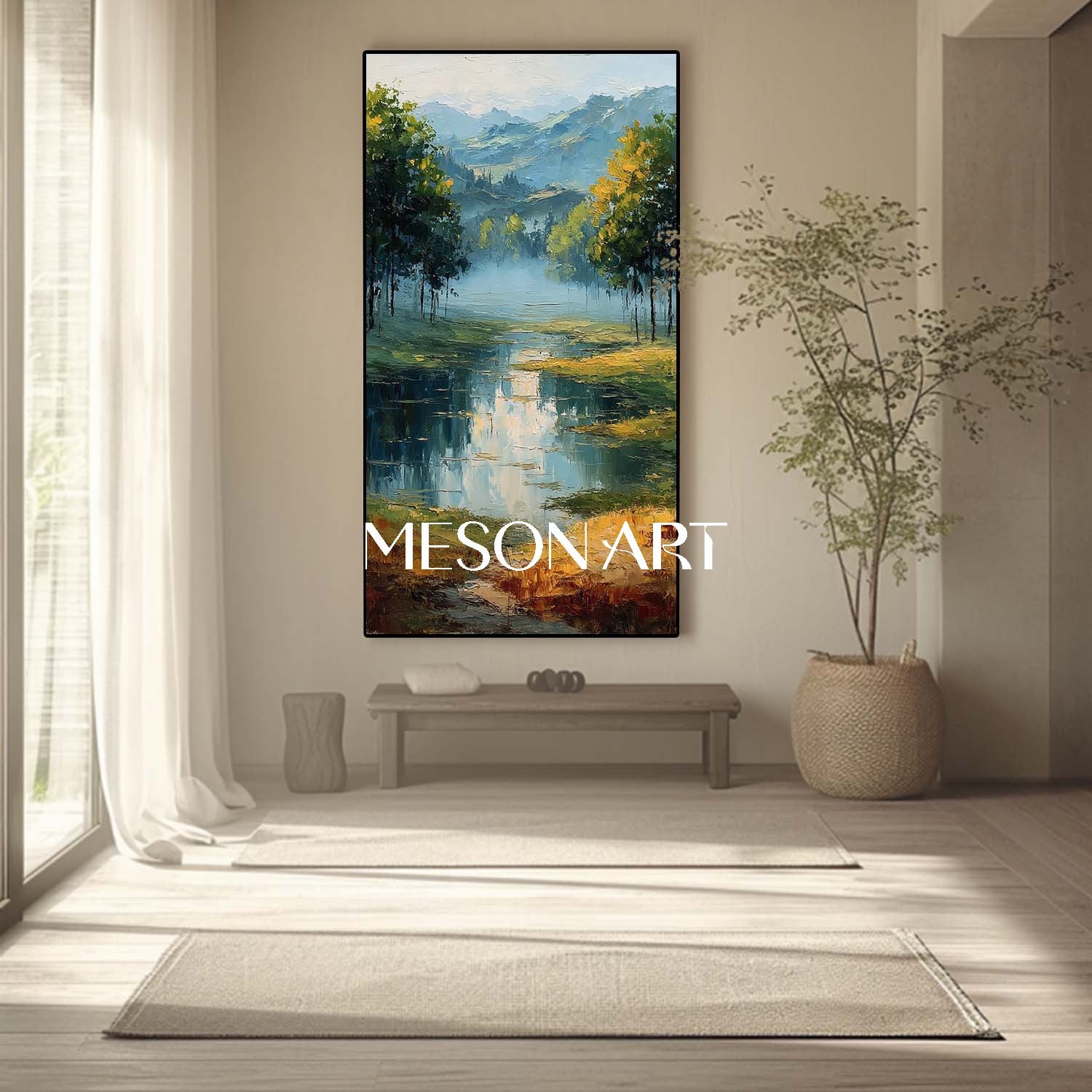 Buy Large Fall Landscape Canvas – Ideal for Contemporary Home Decor