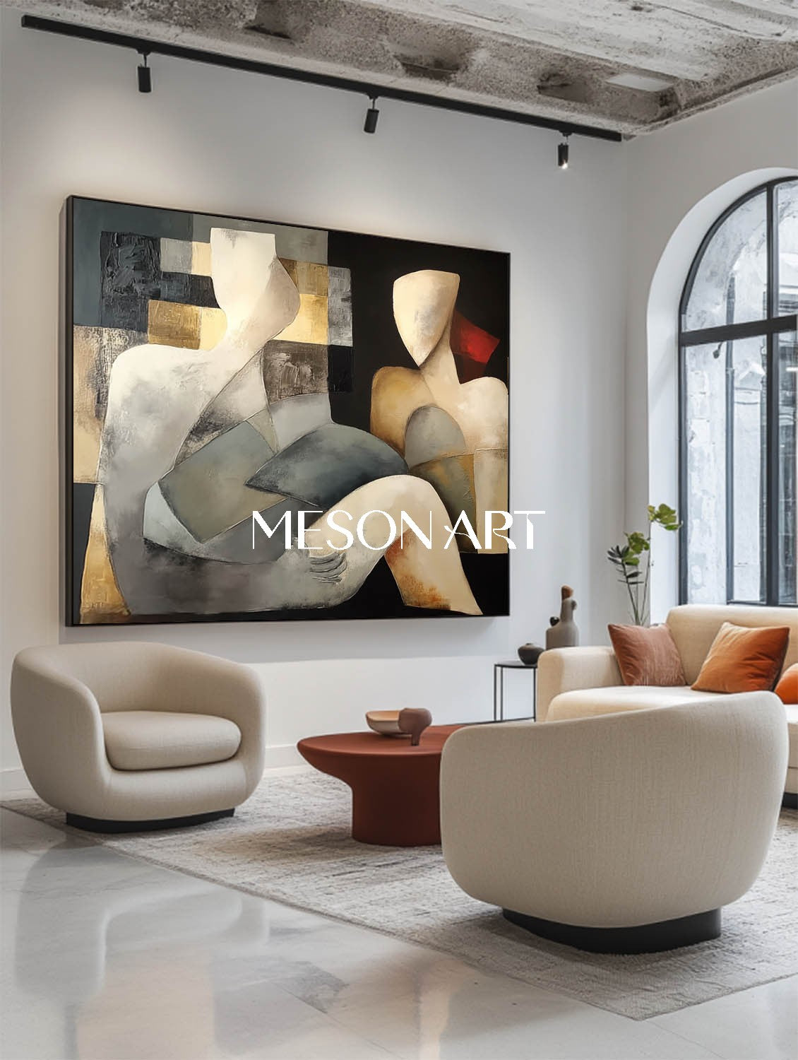 Order Big Original Abstract Art for Contemporary Living Room or Office