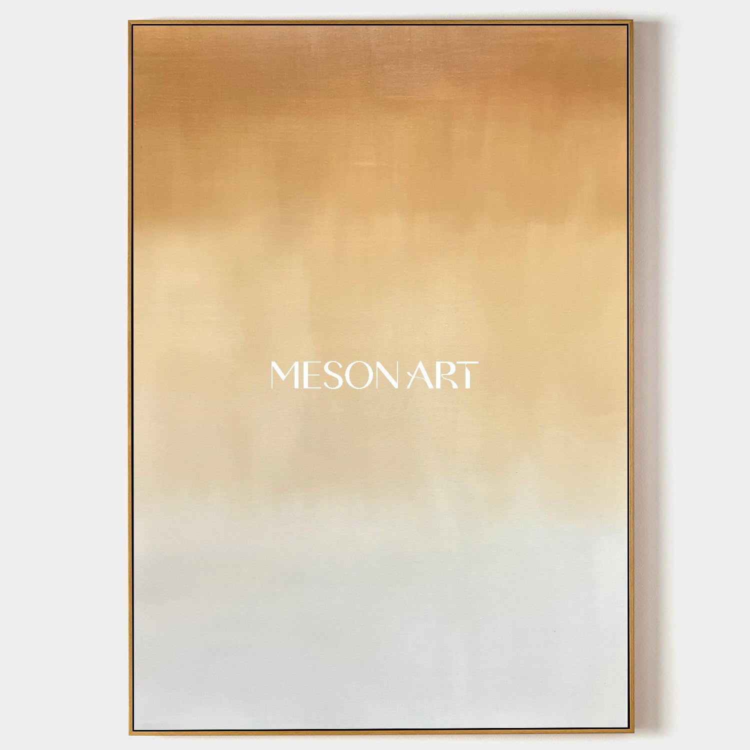 現代的な黄色の抽象芸術; 現代的な黄色の抽象芸術の装飾 – MesonArt