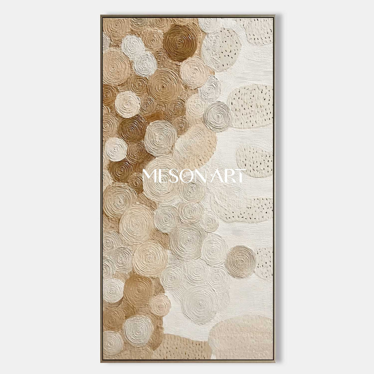 View of Shop Bohemian Oil Art – Unique Textured Paintings for Your Walls