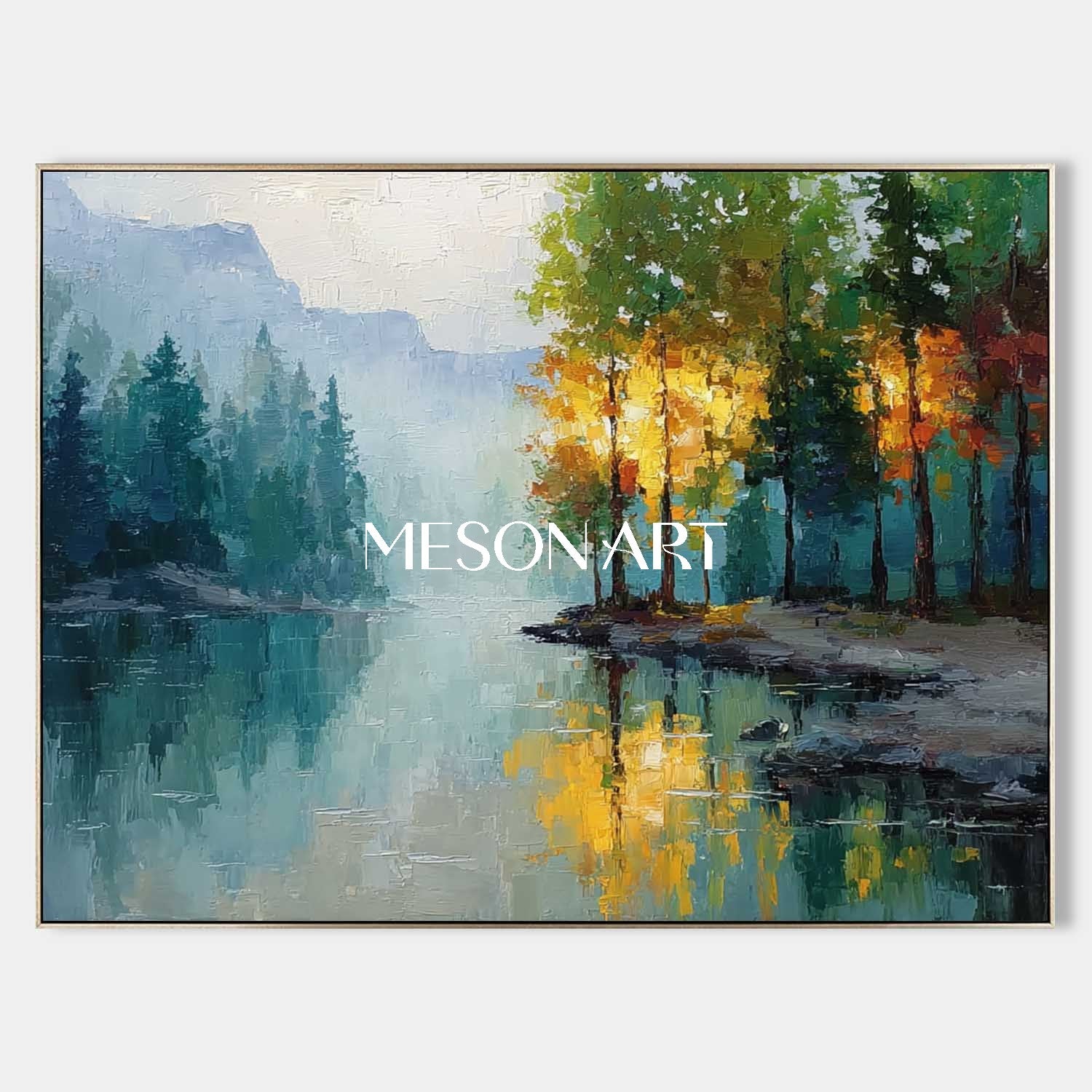 Autumn Nature Scene Art – Large Canvas for Living Rooms & Home Decor