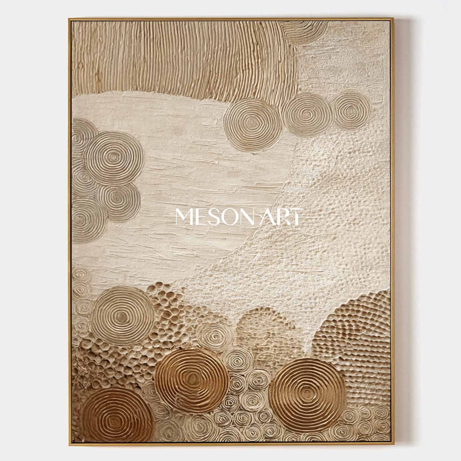 Colorful Boho Art – Vibrant Textured Canvas for Creative Studios