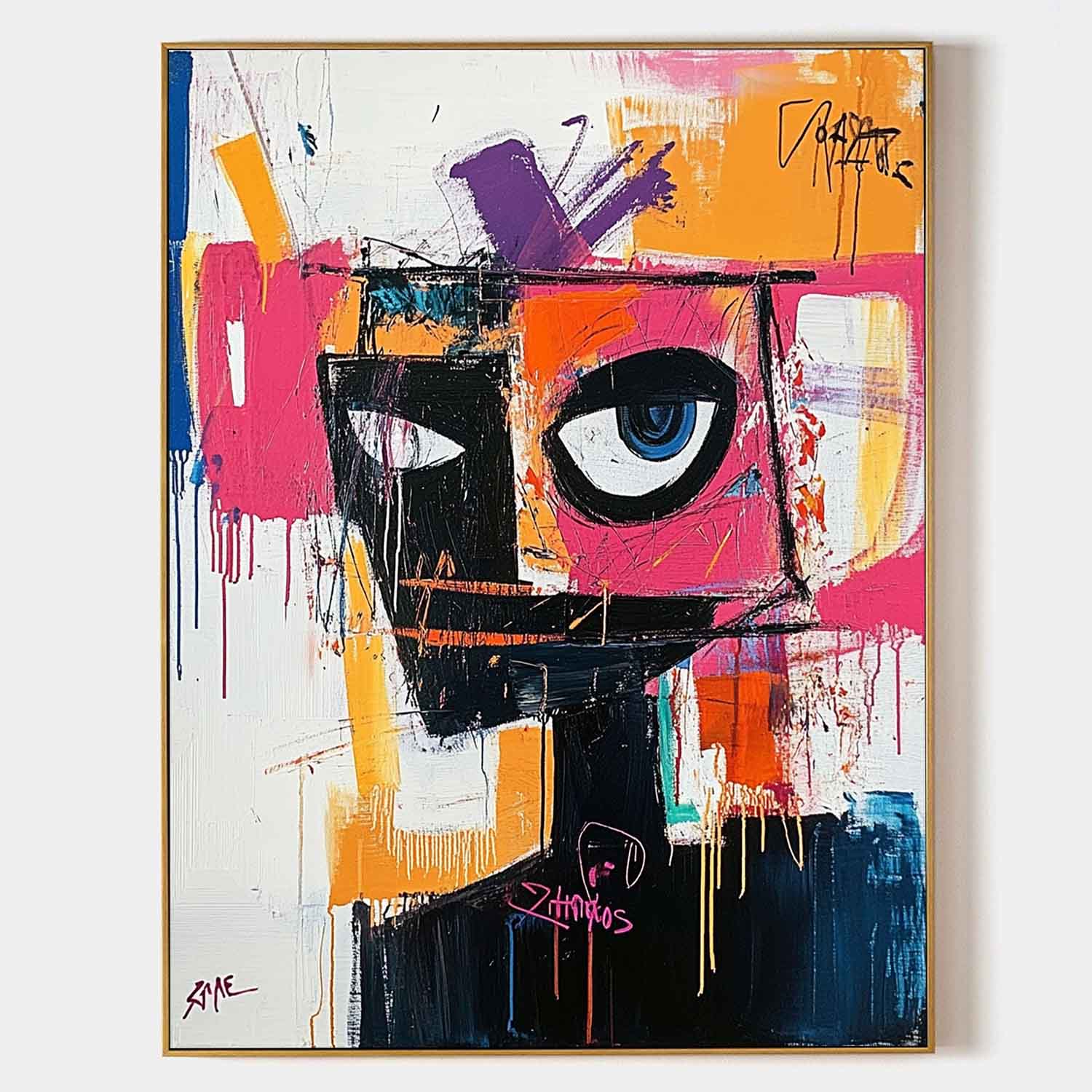 Cool Graffiti Abstract Art Canvas For Sale Contemporary Cool Graffiti Abstract Paintings Cool Portrait Wall Art