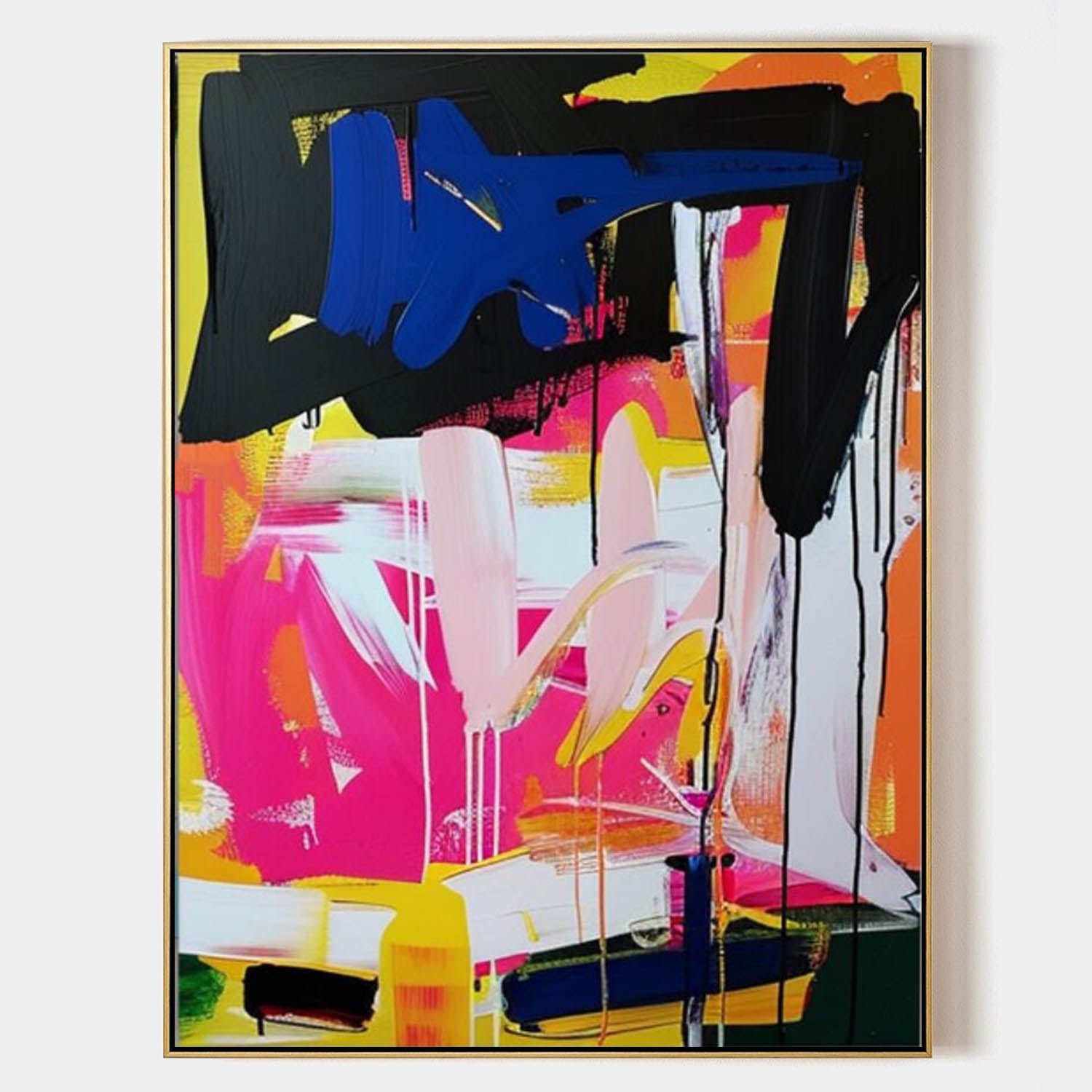 Large Colorful Abstract Art Color Abstract Canvas Wall Art Colorful Modern Wall Texture Paintings