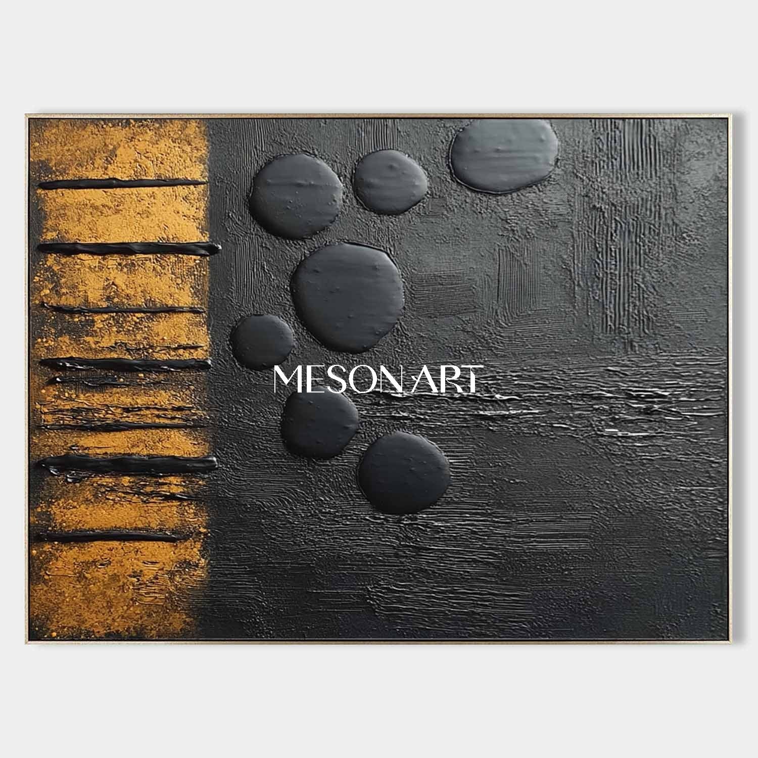 Buy Textured Minimalist Abstract Canvas for Dining Room or Bedroom