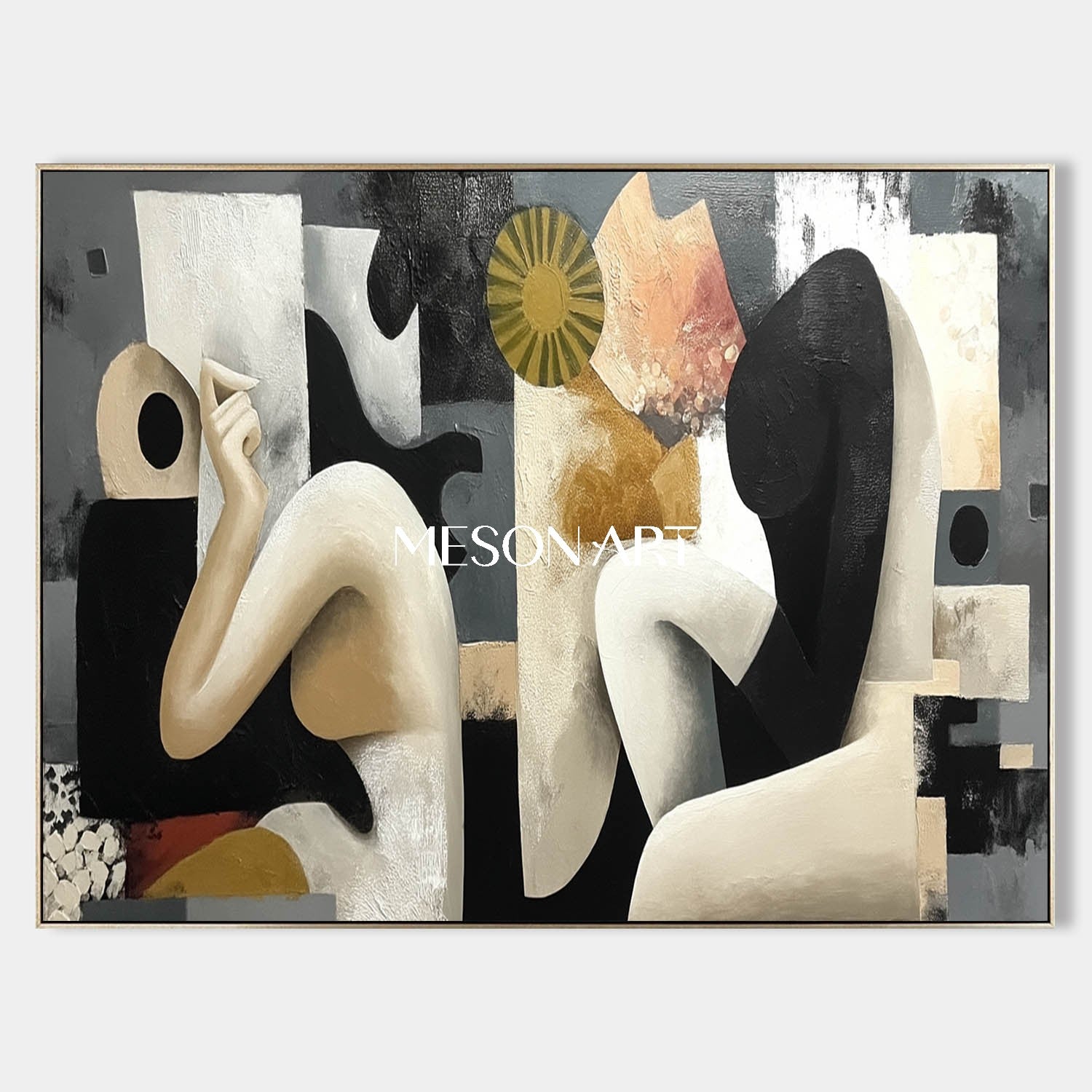 Buy Minimalist Abstract Art Geometric Shapes for Elegant Living Spaces