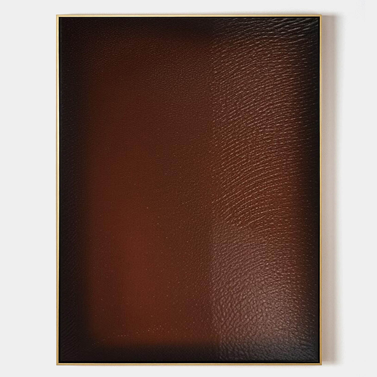 Large Brown Abstract Art on Canvas Wabi-Sabi Abstract Art Brown Abstract Art for Sale in Living Room