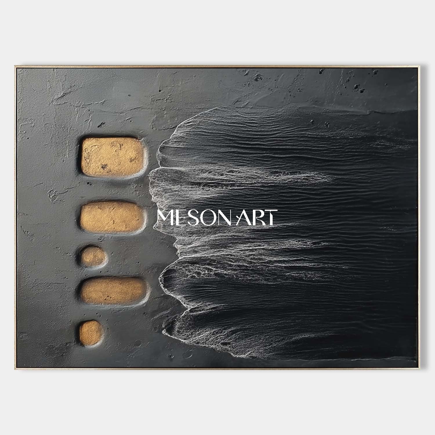 Shop Elegant Minimalist Abstract Oil Painting for Living Room Office