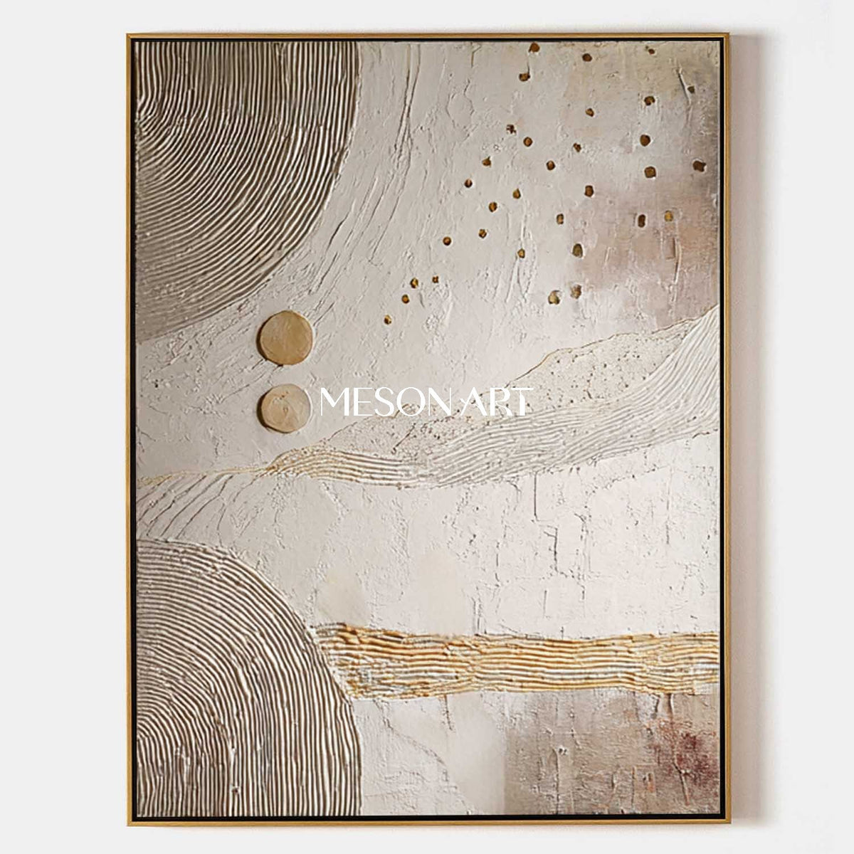 View of Bohemian Canvas Art – Vibrant and Textured Abstract Wall Art for Modern ...