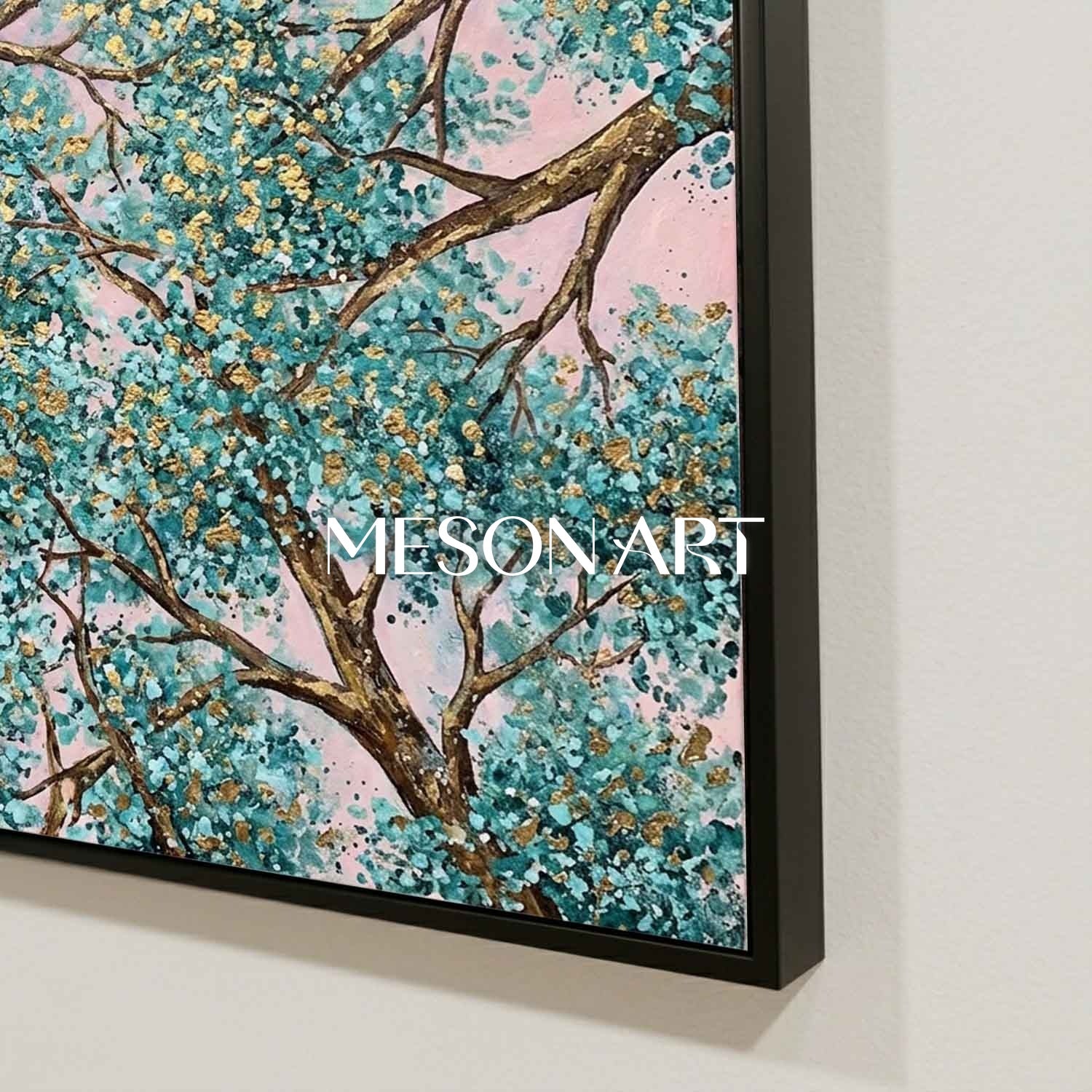 Contemporary Cubist Abstract Painting With Geometric Shapes And Neutral Tones For Modern Home Decor