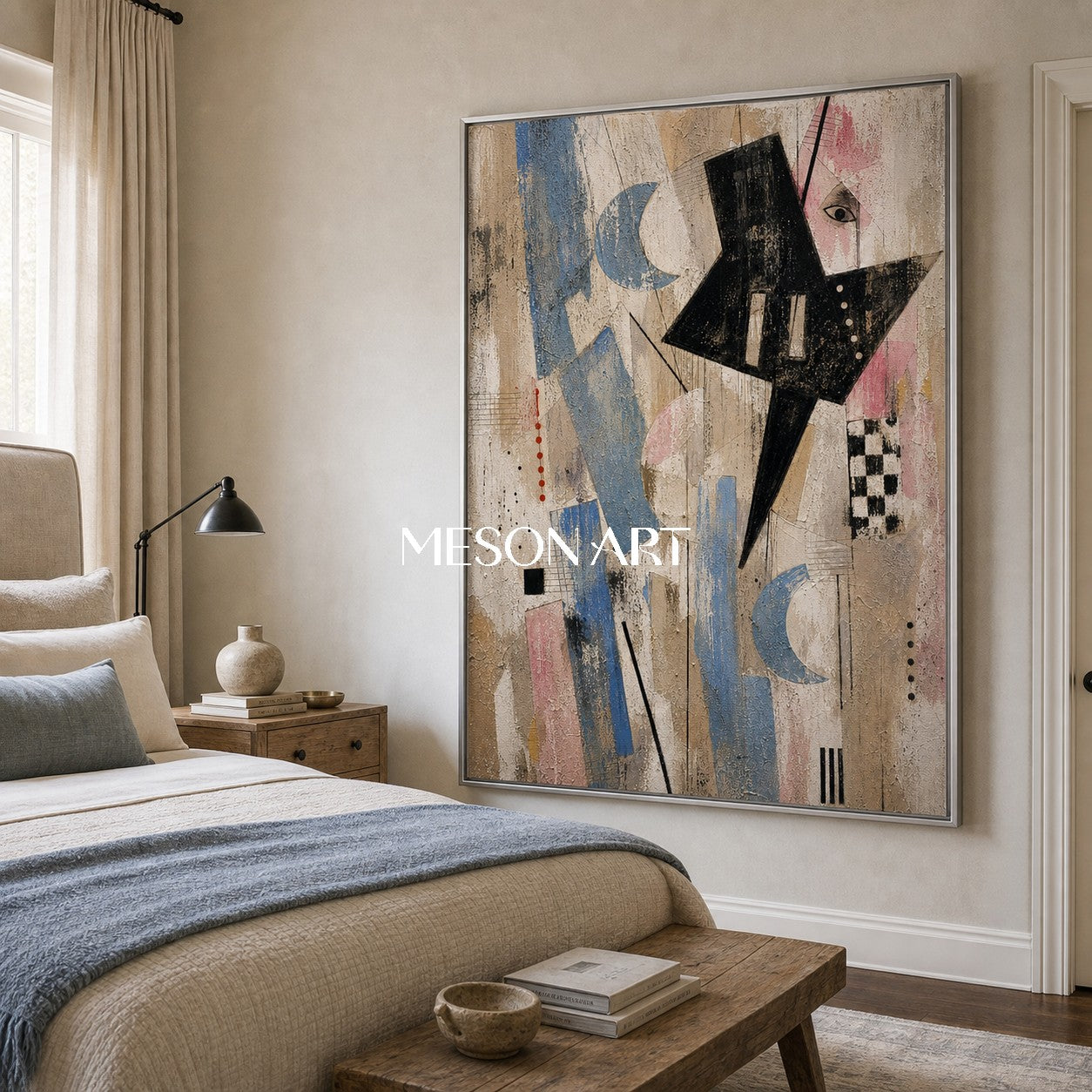 Urban Abstract Graffiti Art With Expressionist Depth For Modern Living Spaces