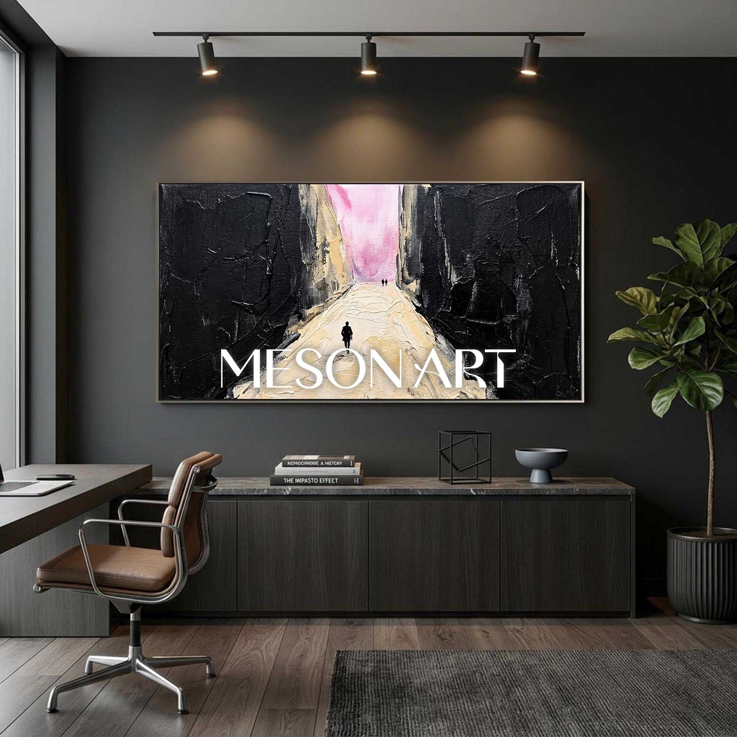 Colorful Pop Art Painting With Geometric Shapes For Modern Living Room Decor
