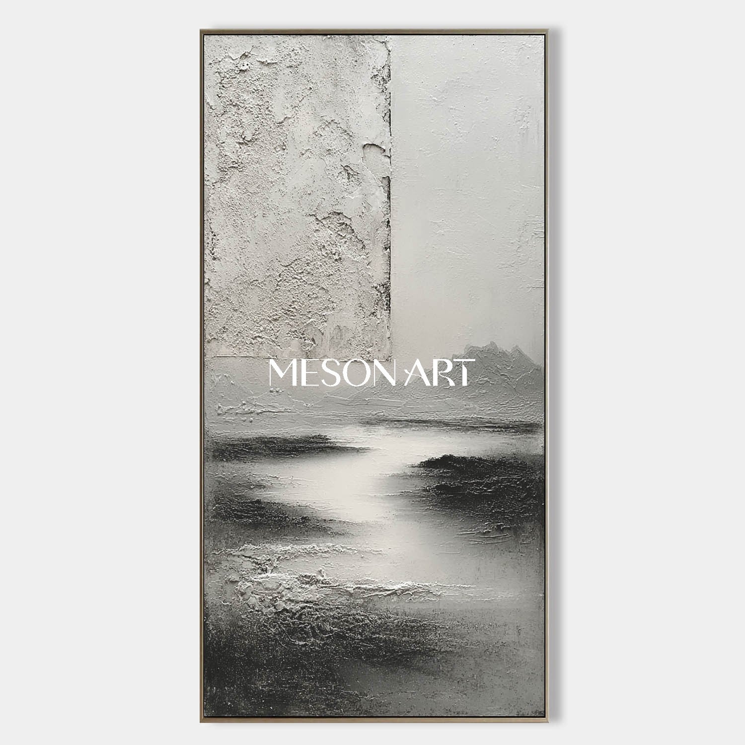 3D Modern Gray Abstract Art For Sale Gray Abstract Entryway Wall