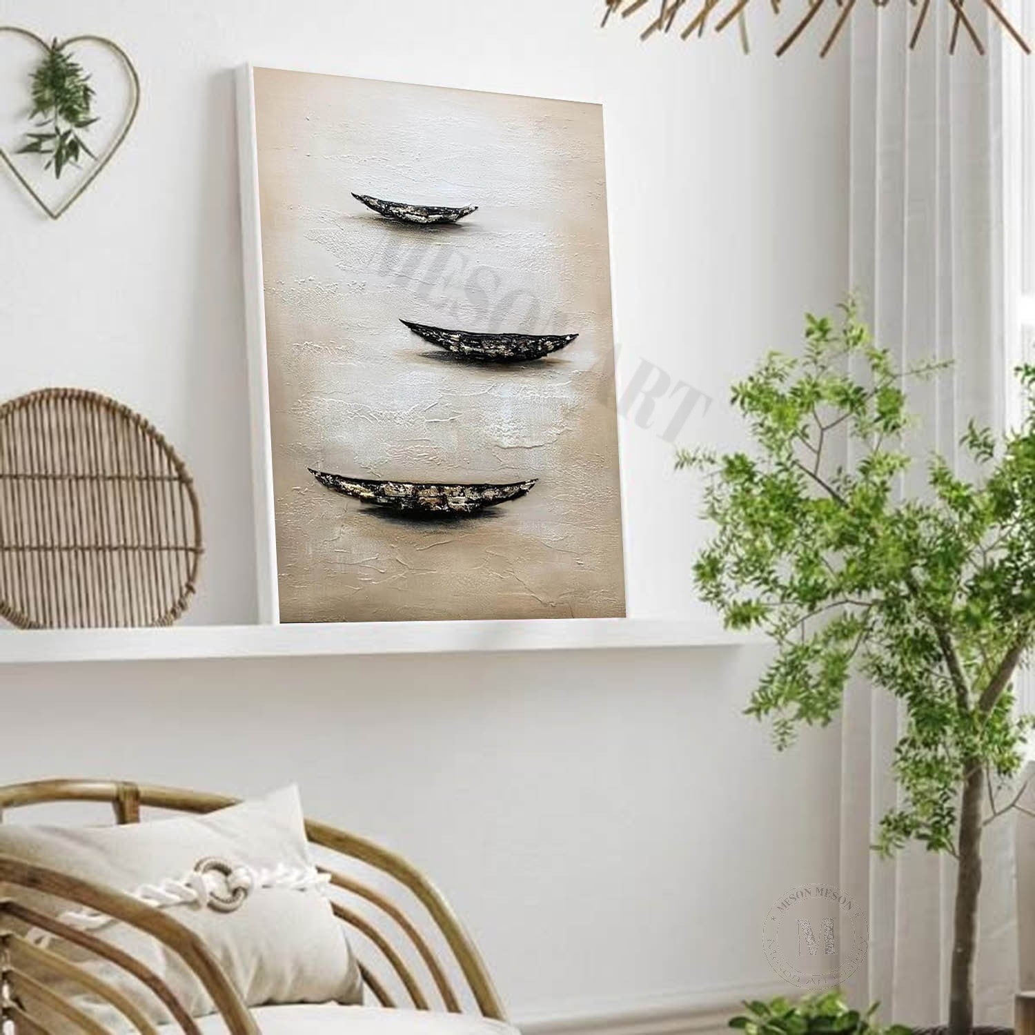 Boat Minimalist Abstract Art for Sale Boat Abstract Wall Art Decor Boat Minimalist Painting