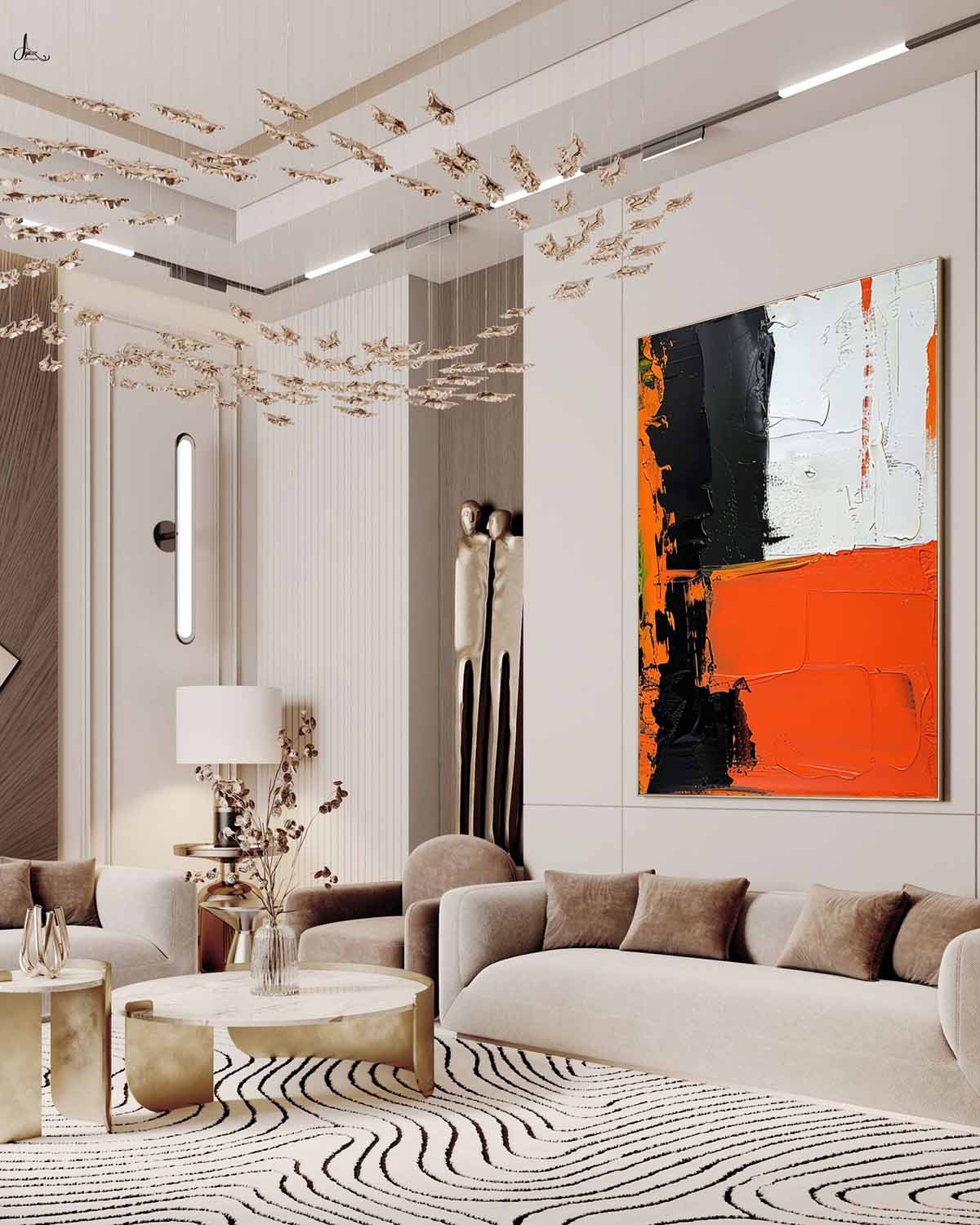 Large White and Black Texture Painting White and Black Abstract Art for Sale White and Black Canvas Wall Art
