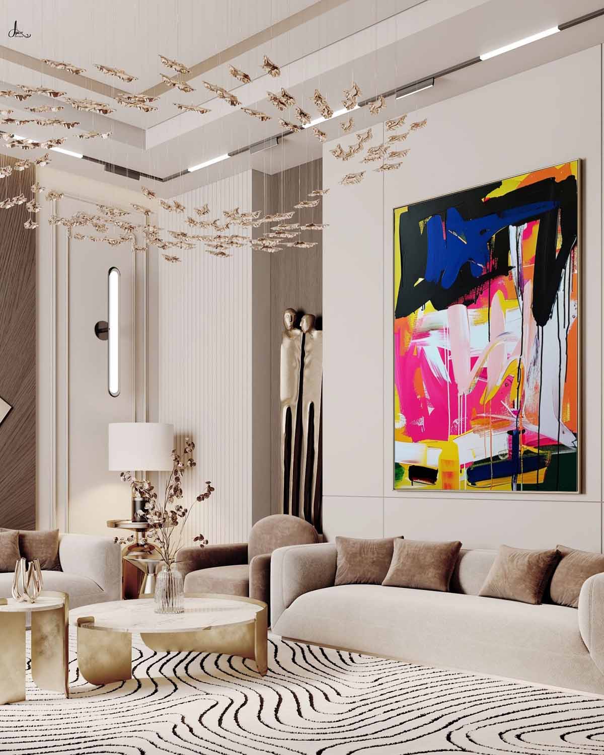 Large Colorful Abstract Art Color Abstract Canvas Wall Art Colorful Modern Wall Texture Paintings
