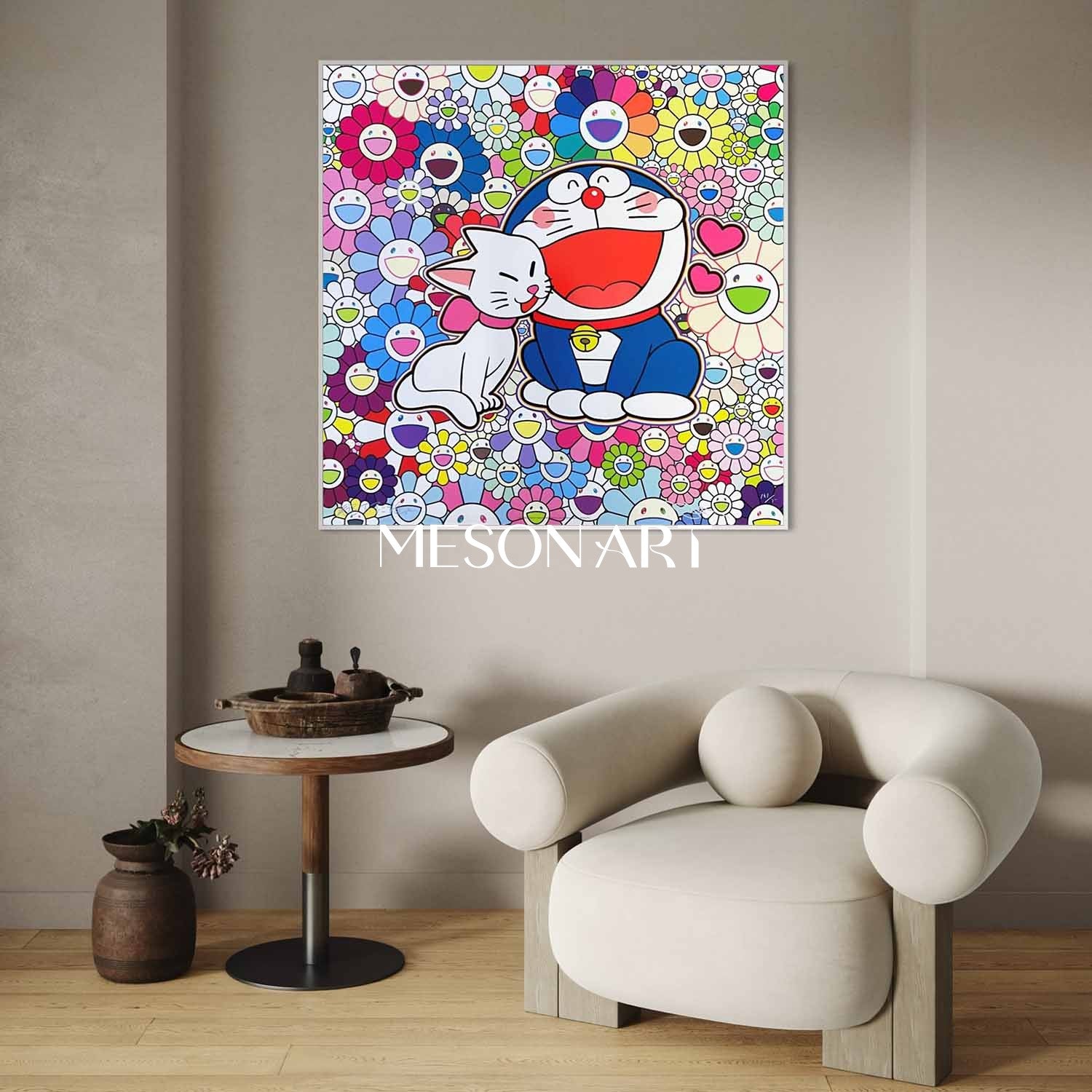 Doraemon Graffiti Art for Sale Doraemon Graffiti Canvas Wall Art Doraemon Graffiti Paintings