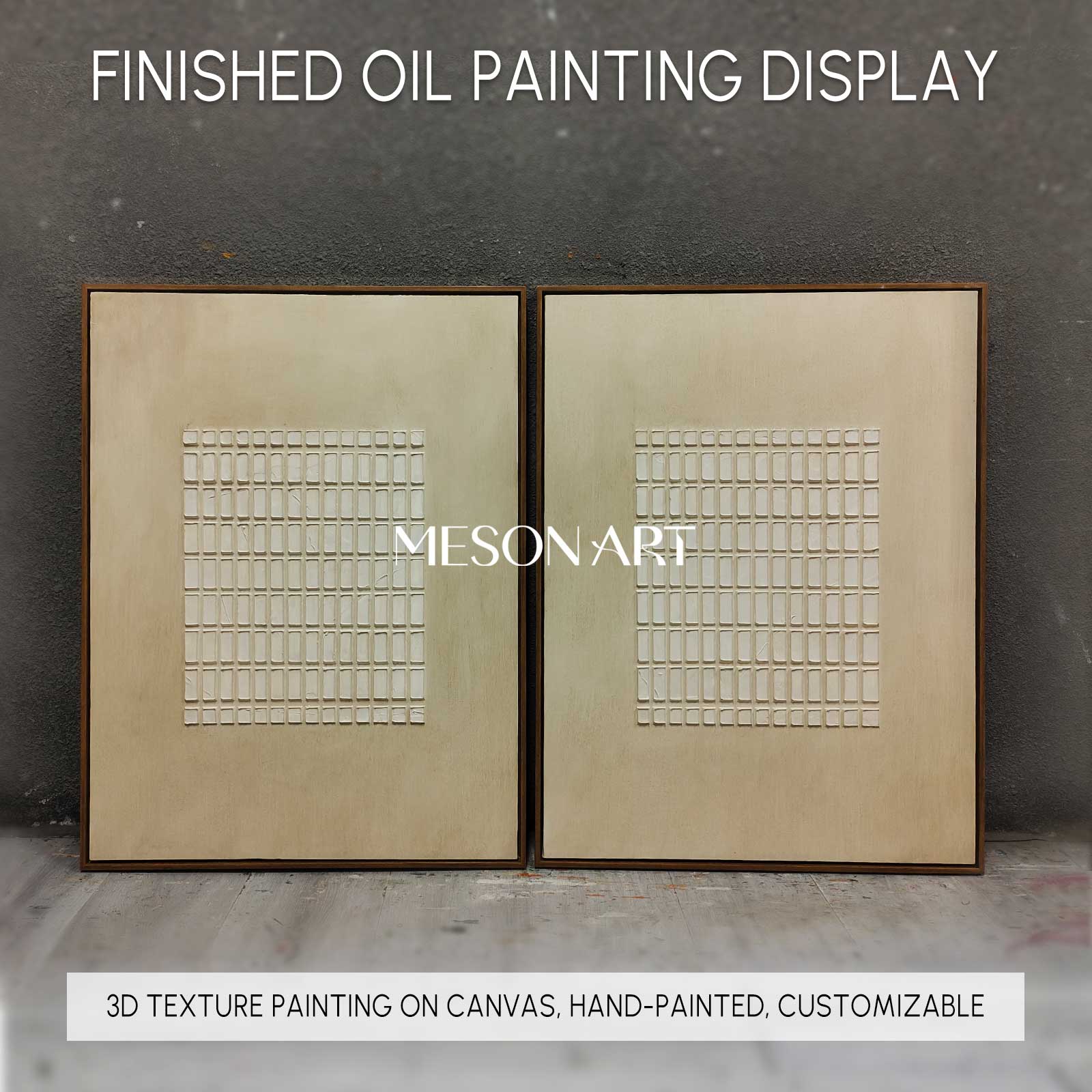 Large 3D Green Textured Painting Green Textured Wall Art Wabi-Sabi Art Green 3D Minimalist Art