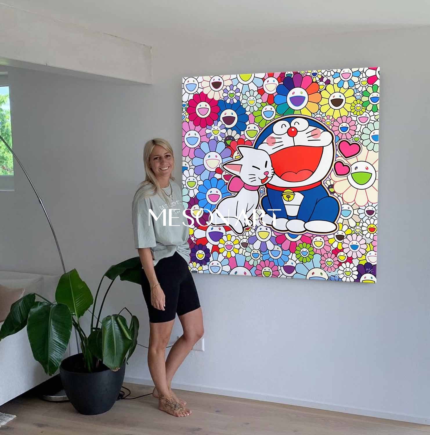 Doraemon Graffiti Art for Sale Doraemon Graffiti Canvas Wall Art Doraemon Graffiti Paintings