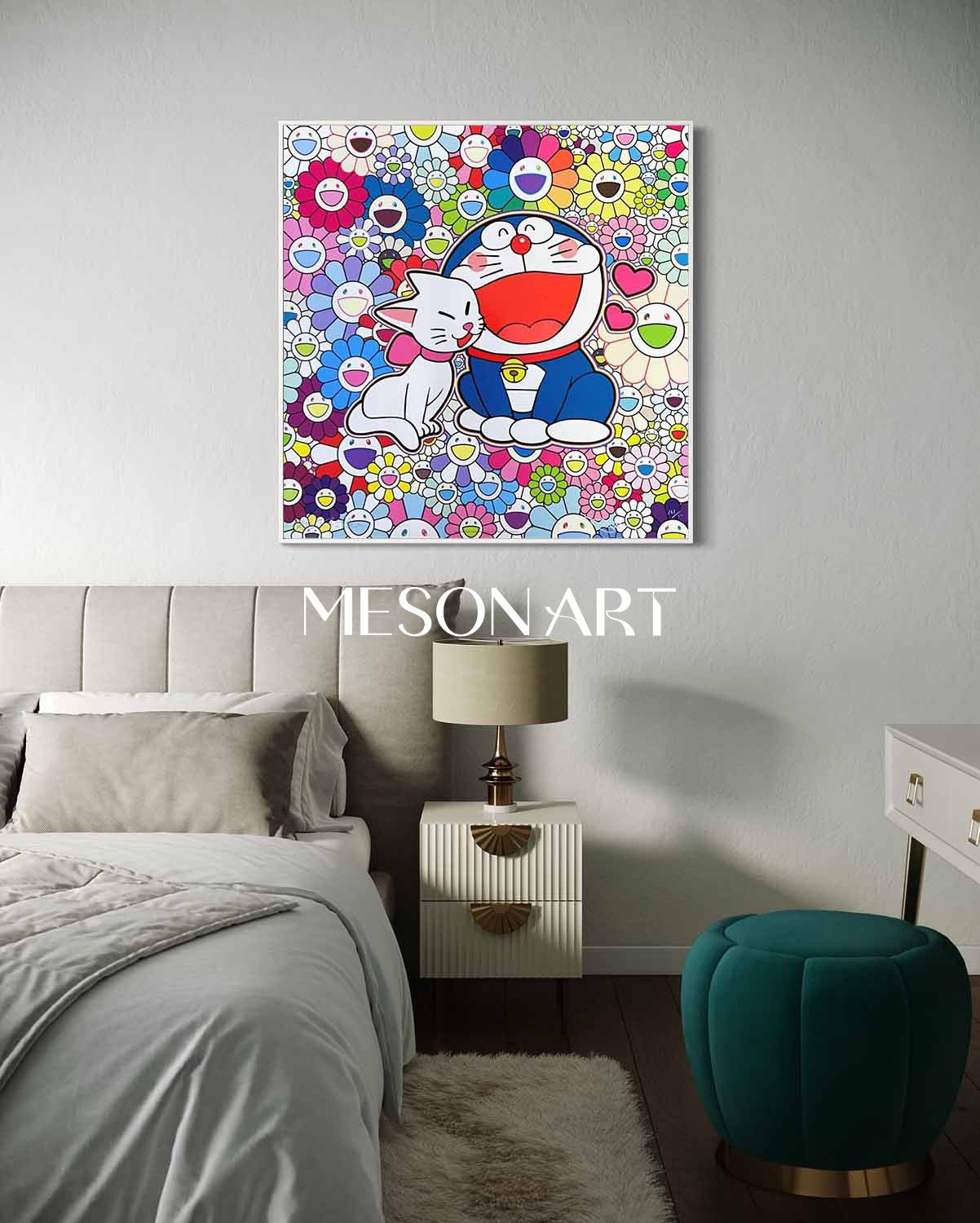 Doraemon Graffiti Art for Sale Doraemon Graffiti Canvas Wall Art Doraemon Graffiti Paintings