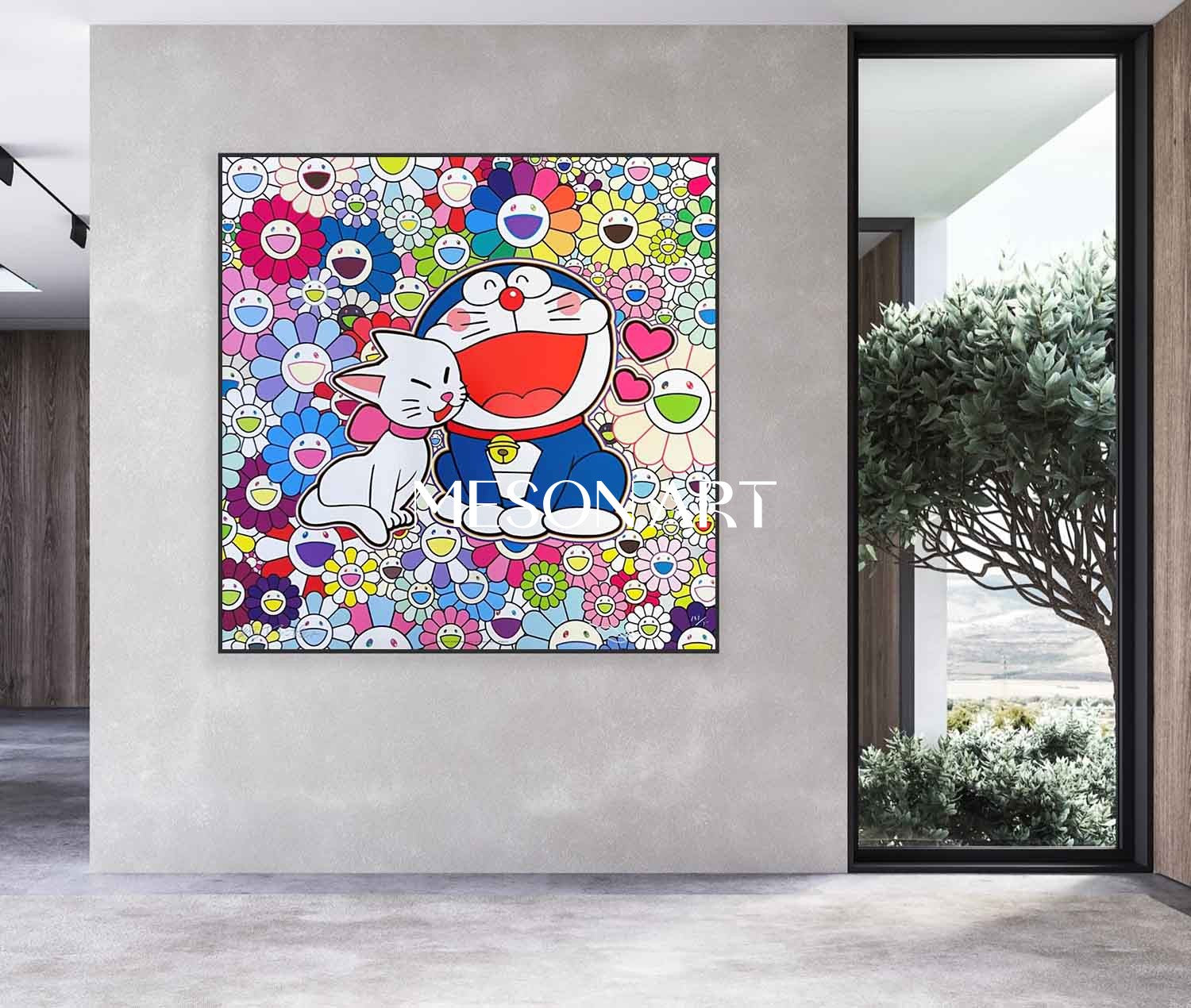 Doraemon Graffiti Art for Sale Doraemon Graffiti Canvas Wall Art Doraemon Graffiti Paintings