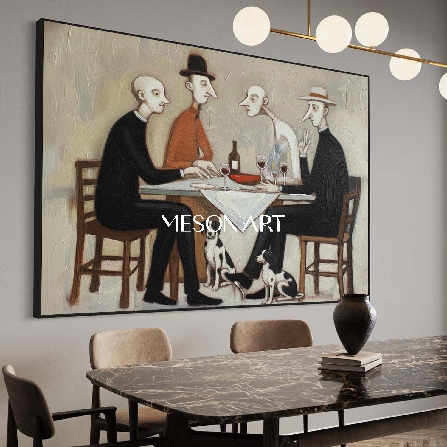 Contemporary Expressionist Art Ready to Hang Custom Modern Wall Decor