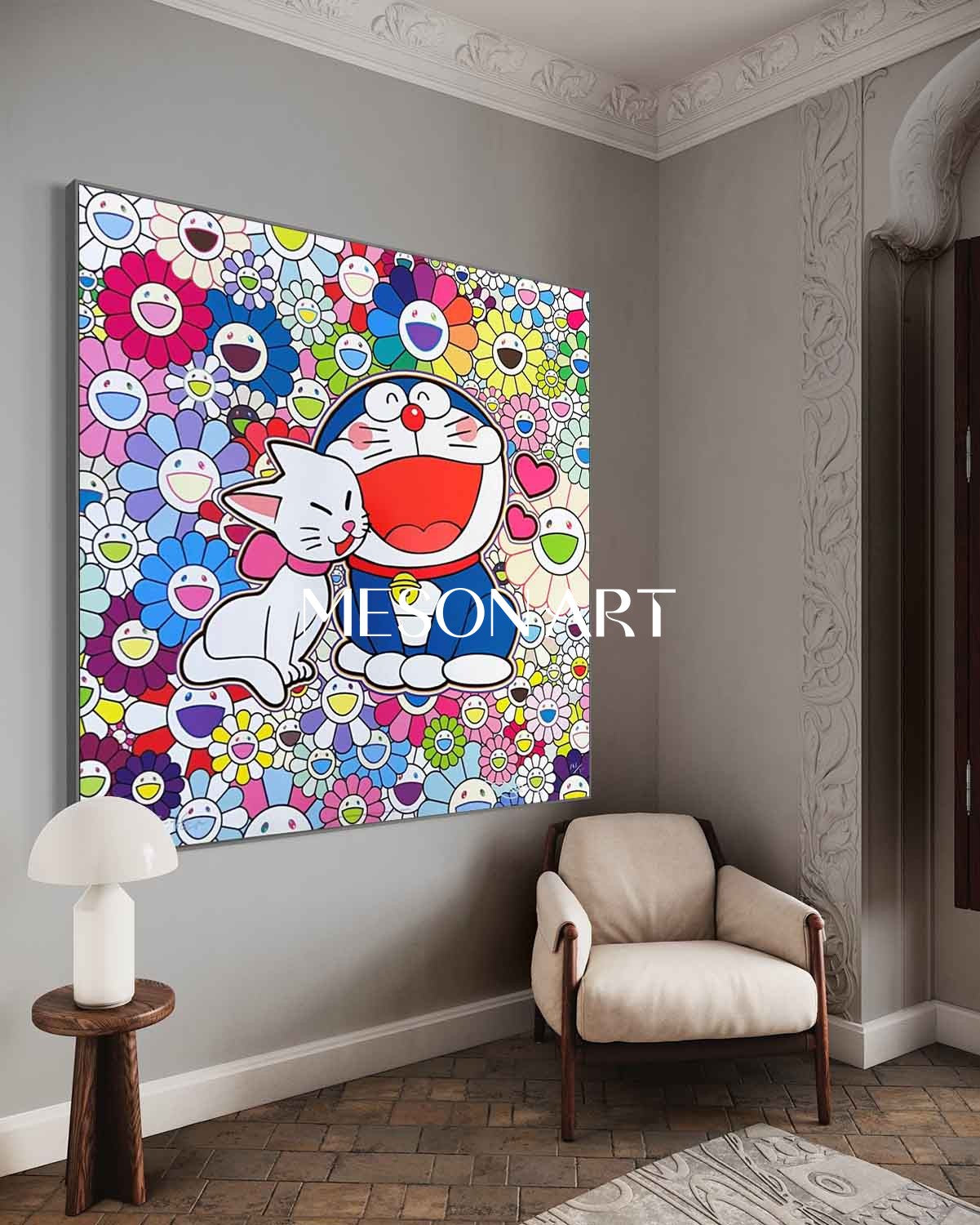 Doraemon Graffiti Art for Sale Doraemon Graffiti Canvas Wall Art Doraemon Graffiti Paintings