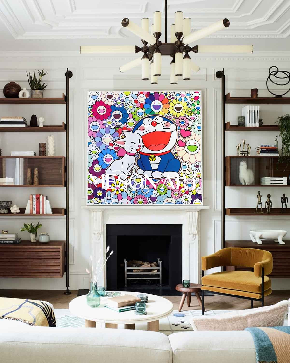 Doraemon Graffiti Art for Sale Doraemon Graffiti Canvas Wall Art Doraemon Graffiti Paintings