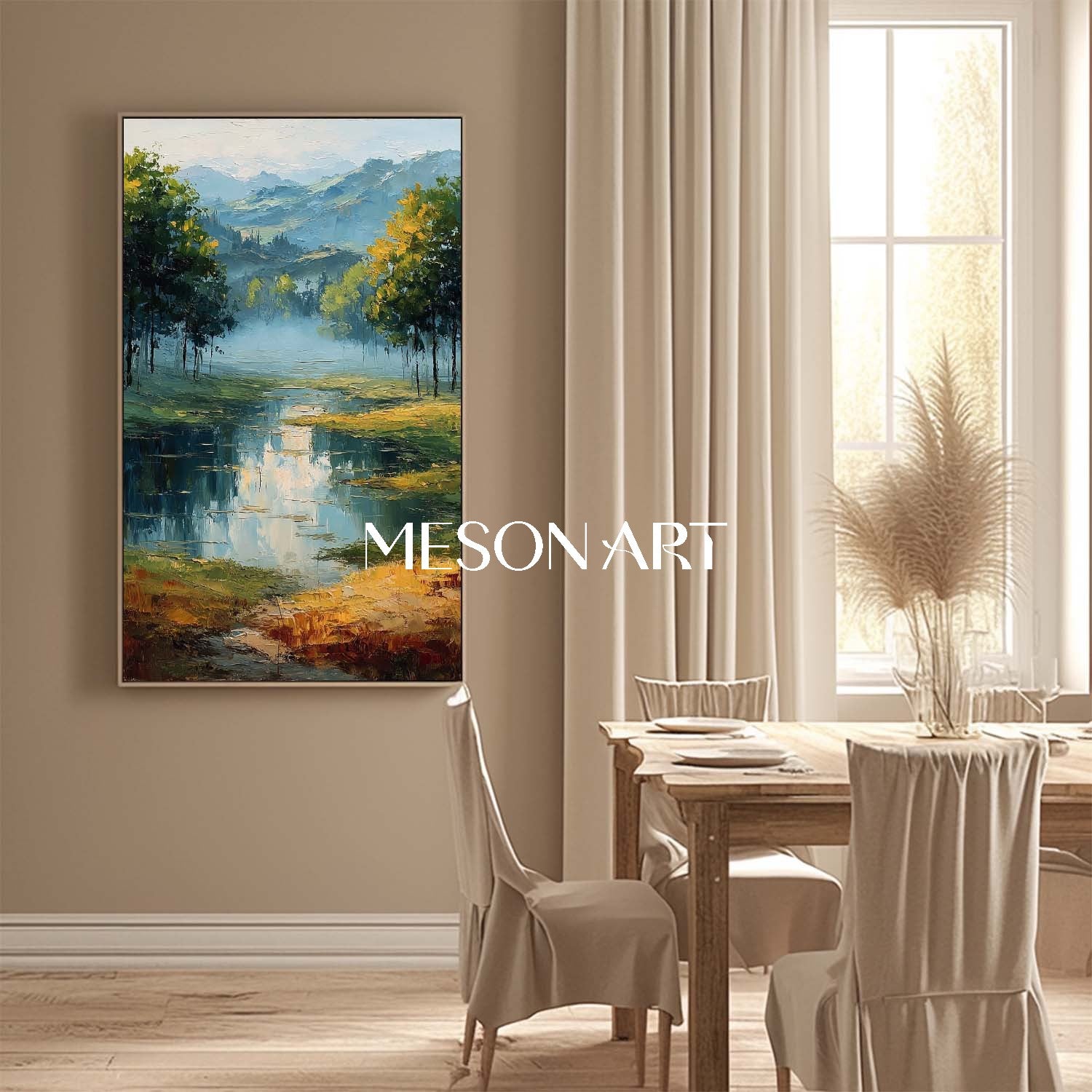Buy Large Fall Landscape Canvas – Ideal for Contemporary Home Decor