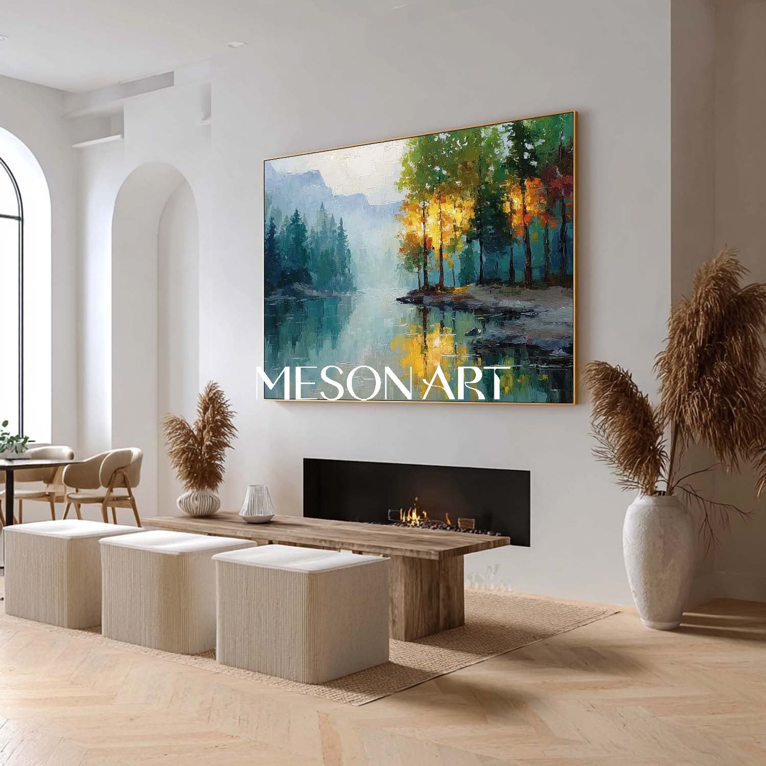 Autumn Nature Scene Art – Large Canvas for Living Rooms & Home Decor