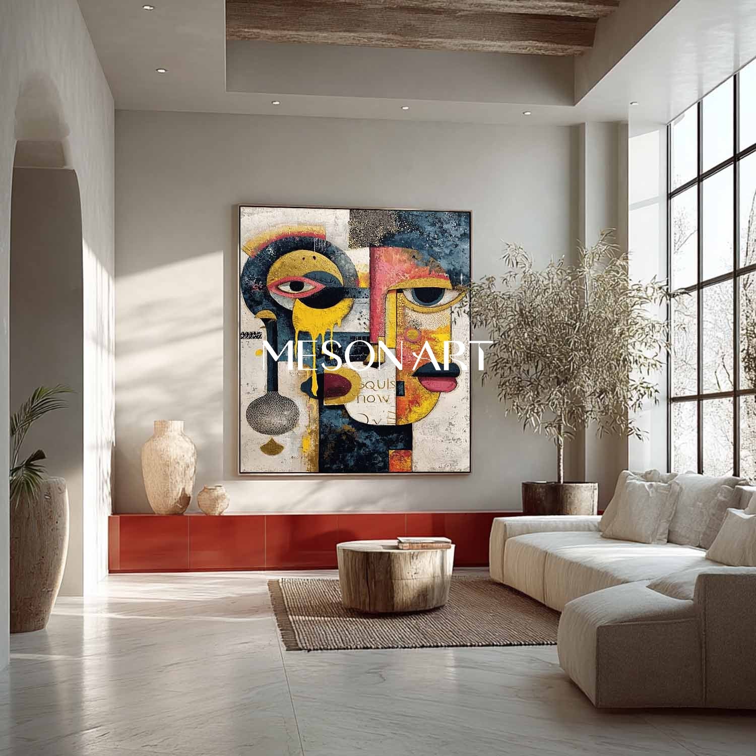 Large Picasso Abstract Art for Sale Picasso Style Paintings Picasso Canvas Wall Art Decor