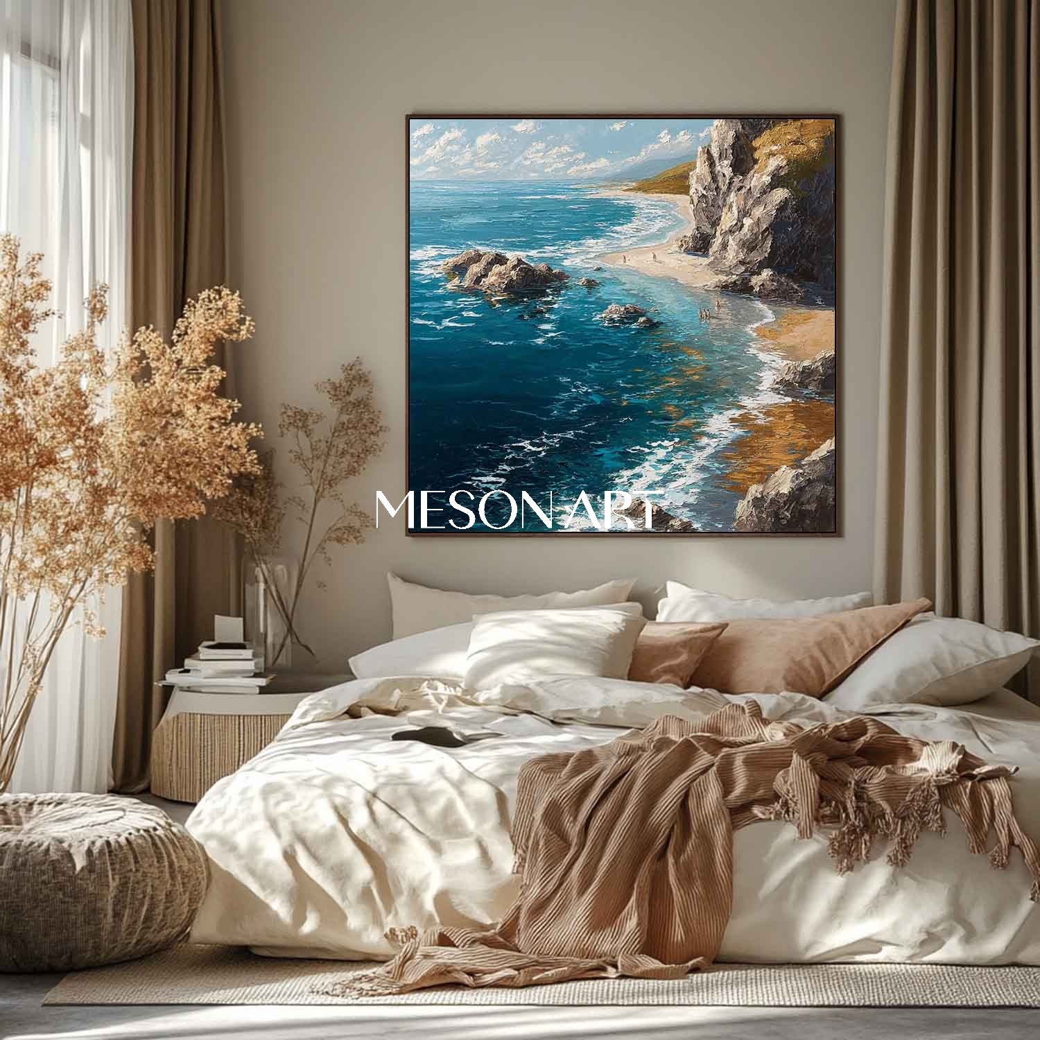 Buy Beach Wall Art Online Modern Beach Canvas Art Coastal Living Room Decor Ocean Wall Art