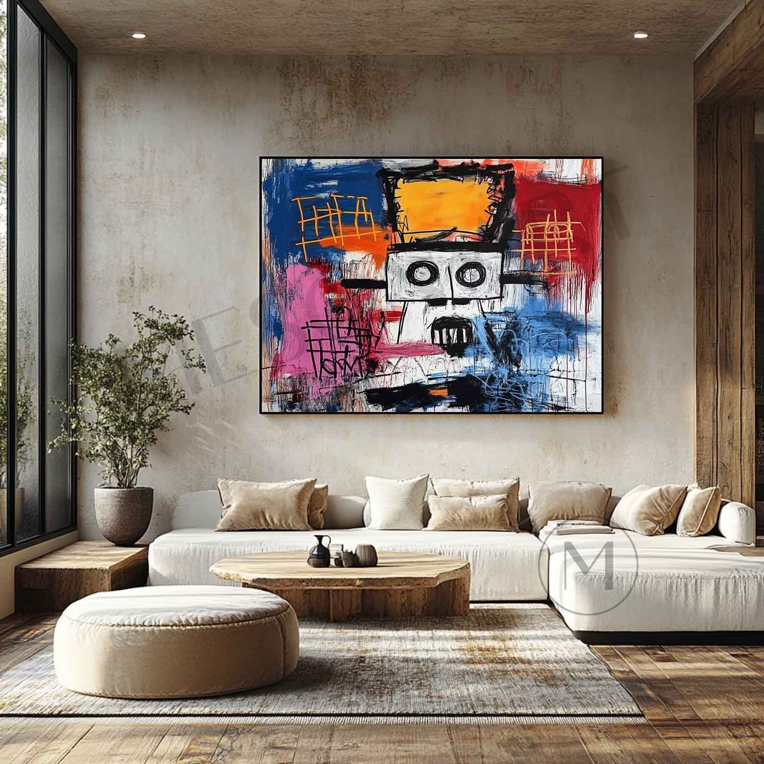 Cool Abstract Graffiti Art Canvas Cool Abstract Wall Decor Painting Cool Portrait Abstract Art