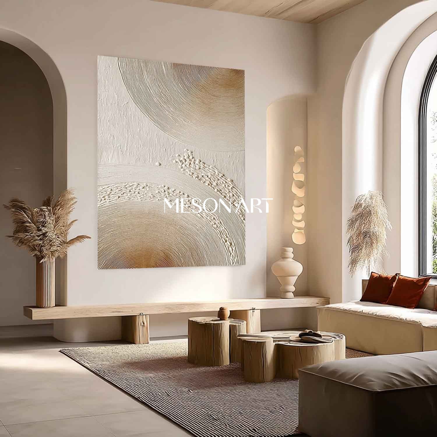 Buy Bohemian Canvas Art – Vibrant Textured Wall Art for Your Home