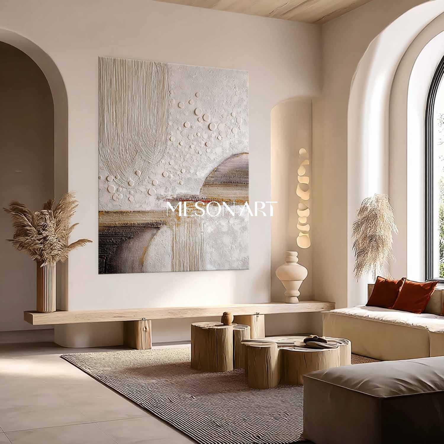 Large Bohemian Wall Art for Sale – Stunning Canvas for Modern Interiors