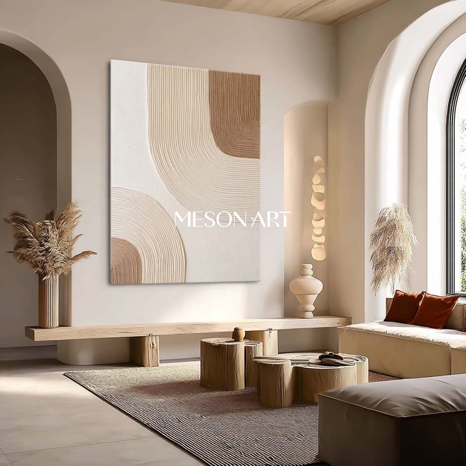 Modern Bohemian Art – Stunning Canvas for Contemporary Living Rooms