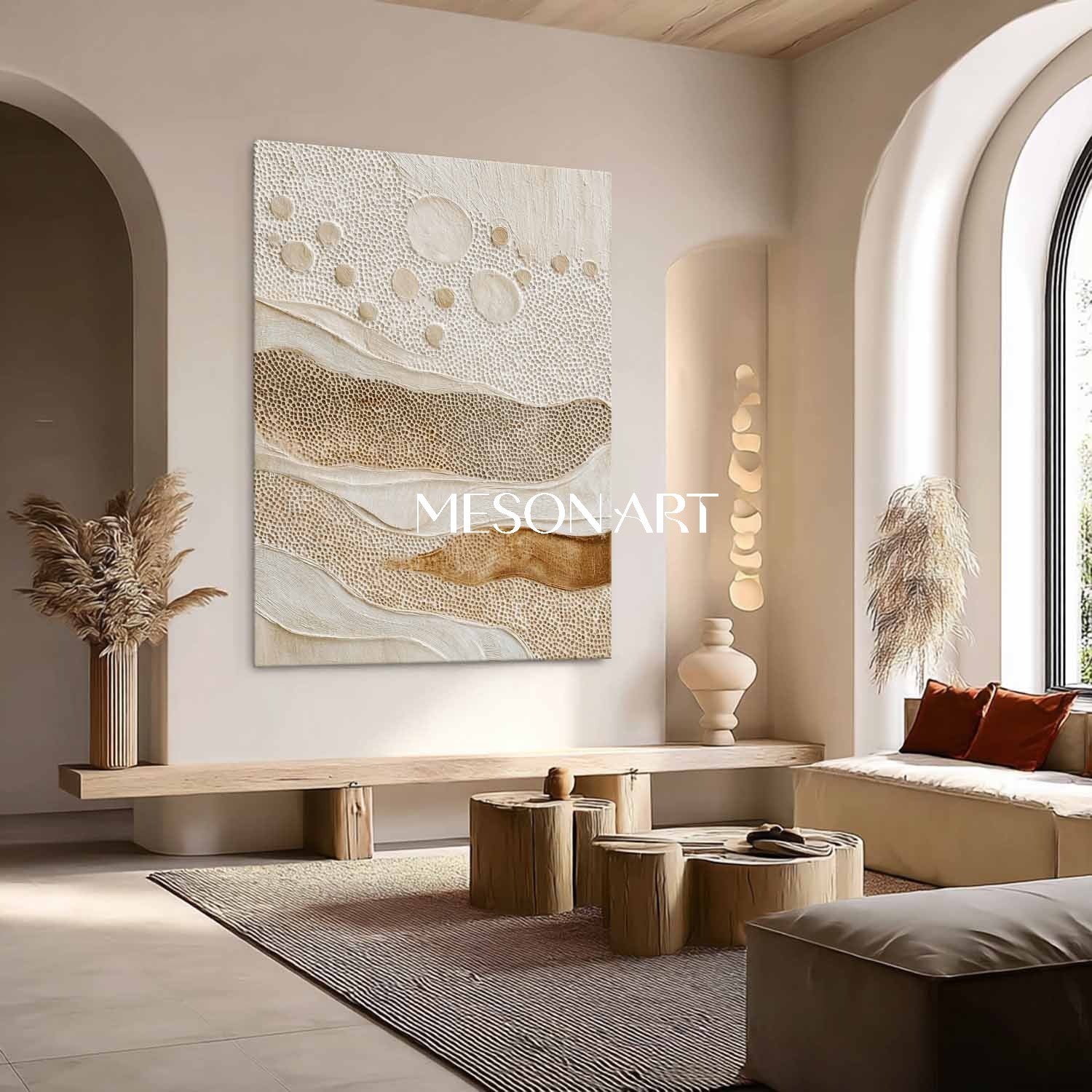 Buy Bohemian Art Hangings – Colorful Textured Canvas for Home