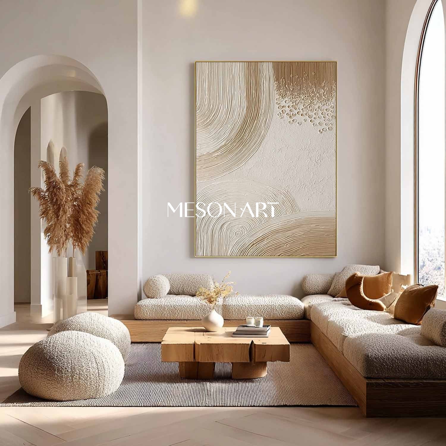 Bohemian Art for Home Decor Boho Art with Rich Colors Large Bohemian Art Canvas